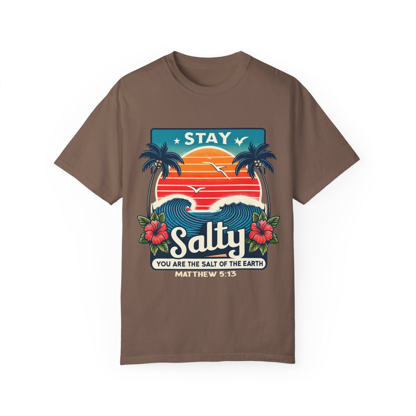 Stay Salty Unisex Garment-Dyed T-shirt