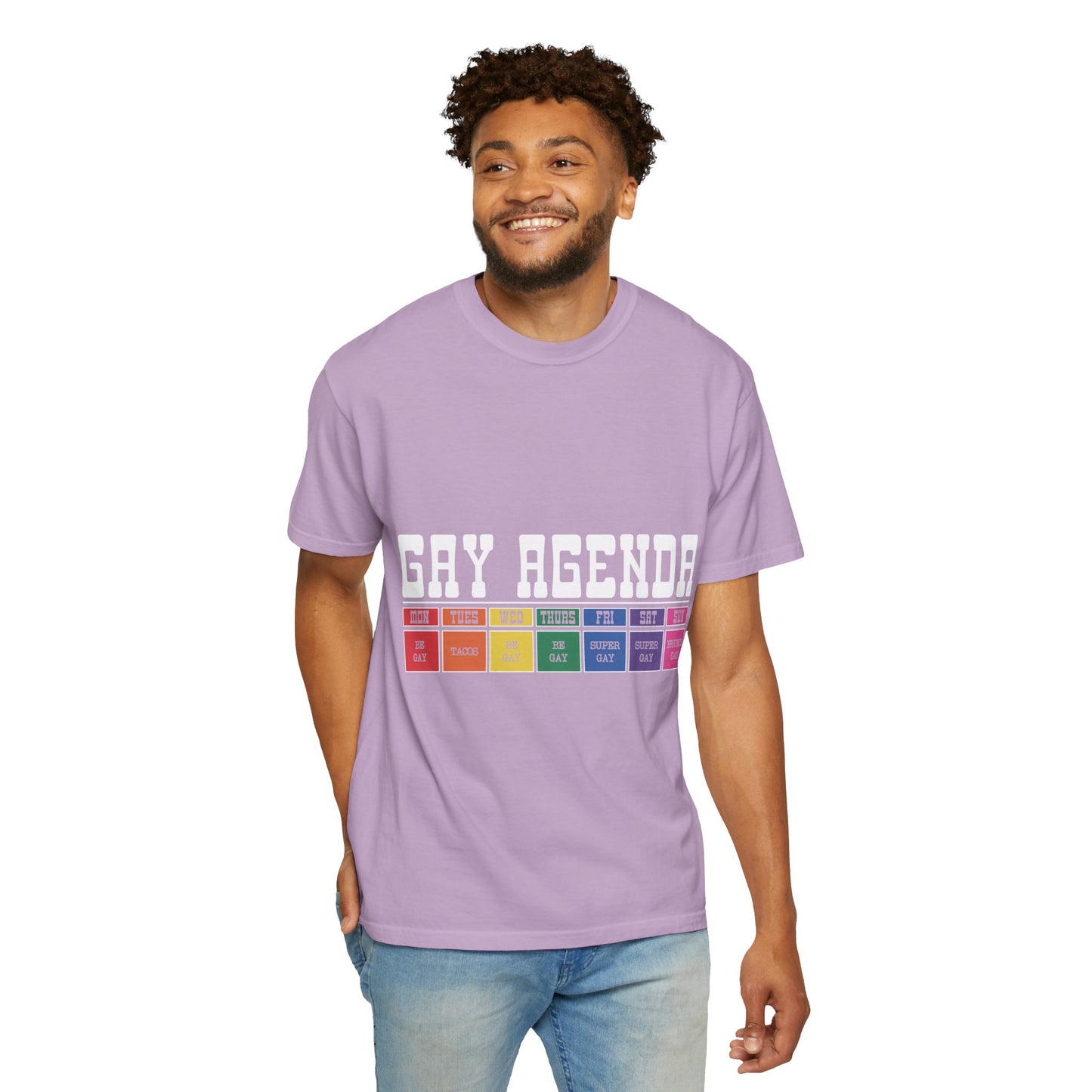 Gay Agenda Unisex Garment-Dyed T-shirt