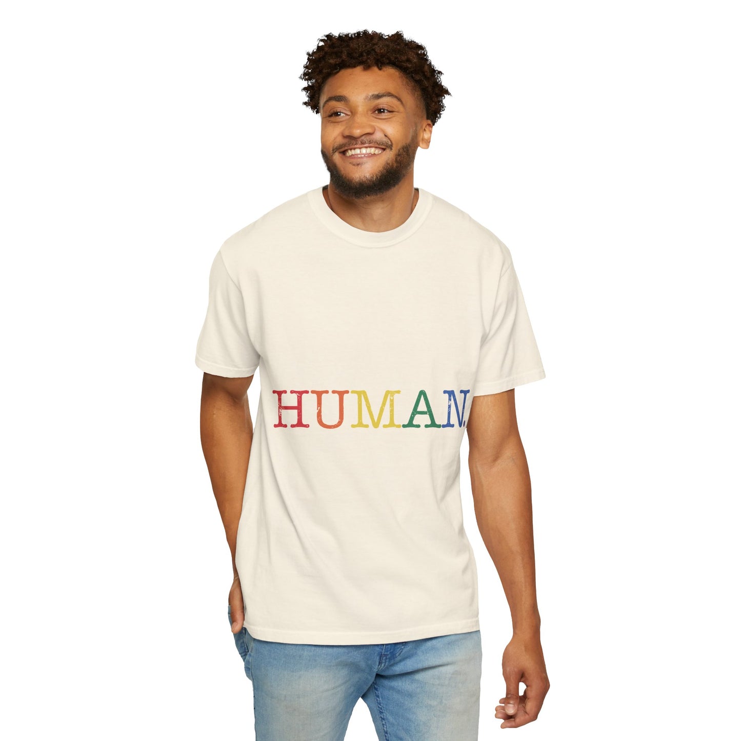 Human Unisex Garment-Dyed T-shirt