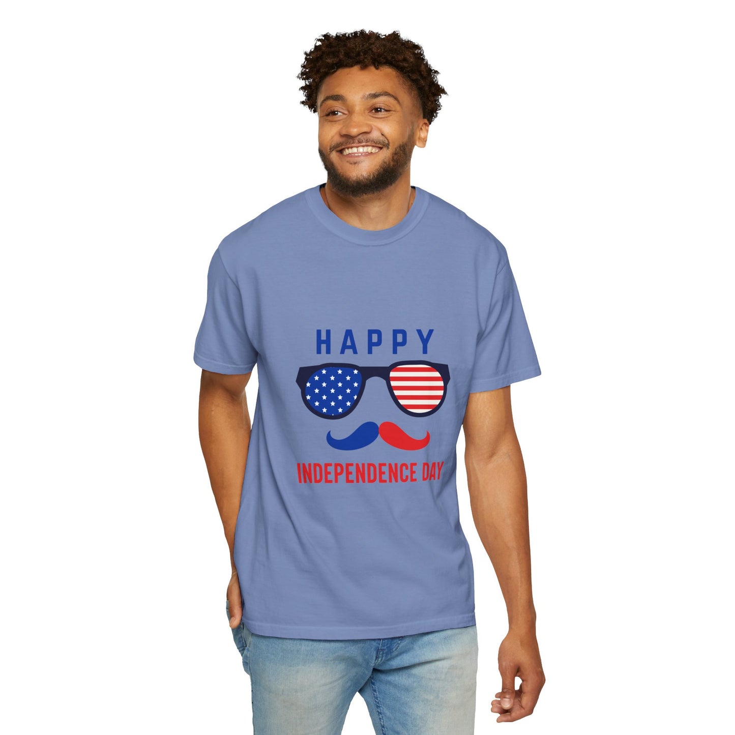 Happy Independence Day  Unisex Garment-Dyed T-shirt