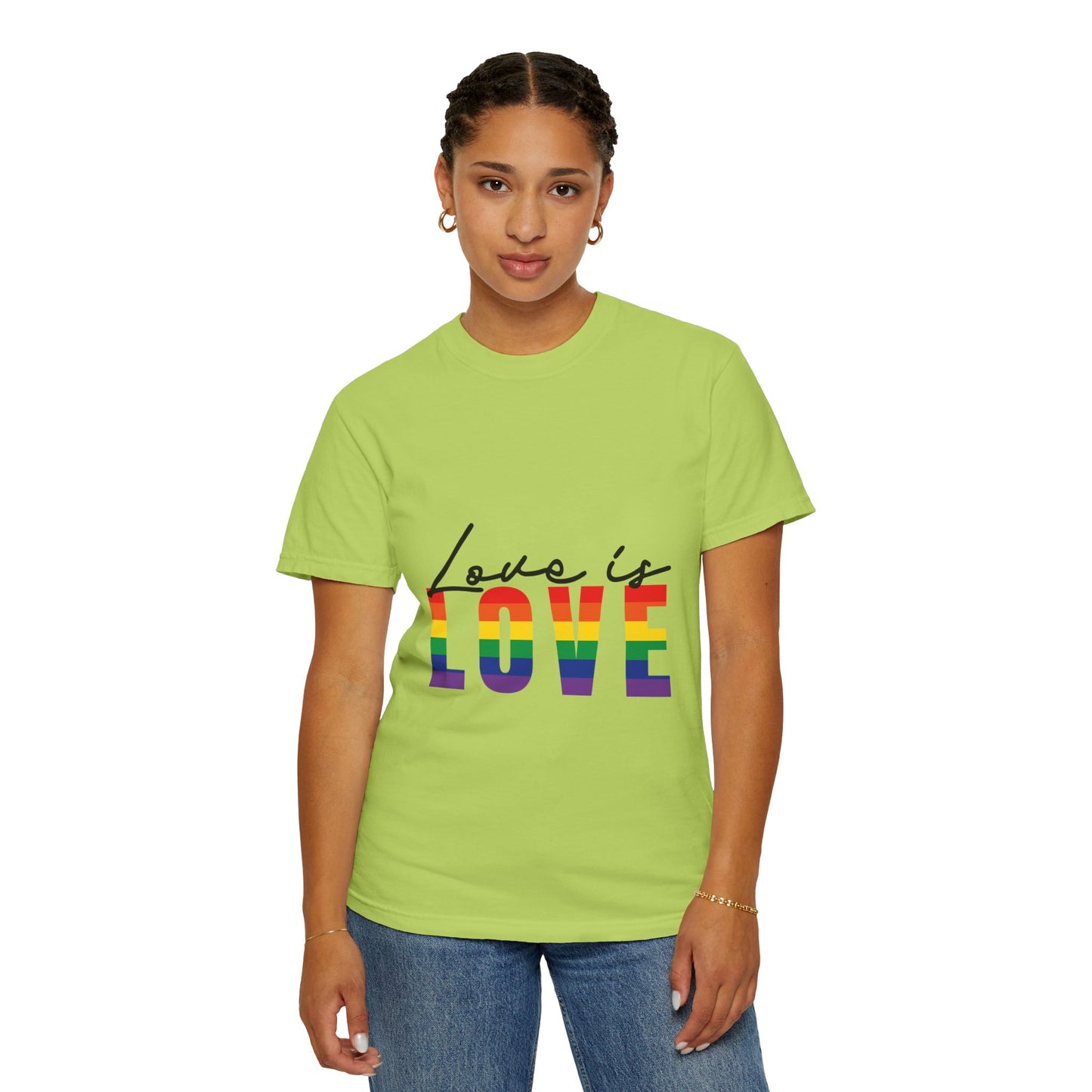 Love is Love, Unisex Garment-Dyed T-shirt