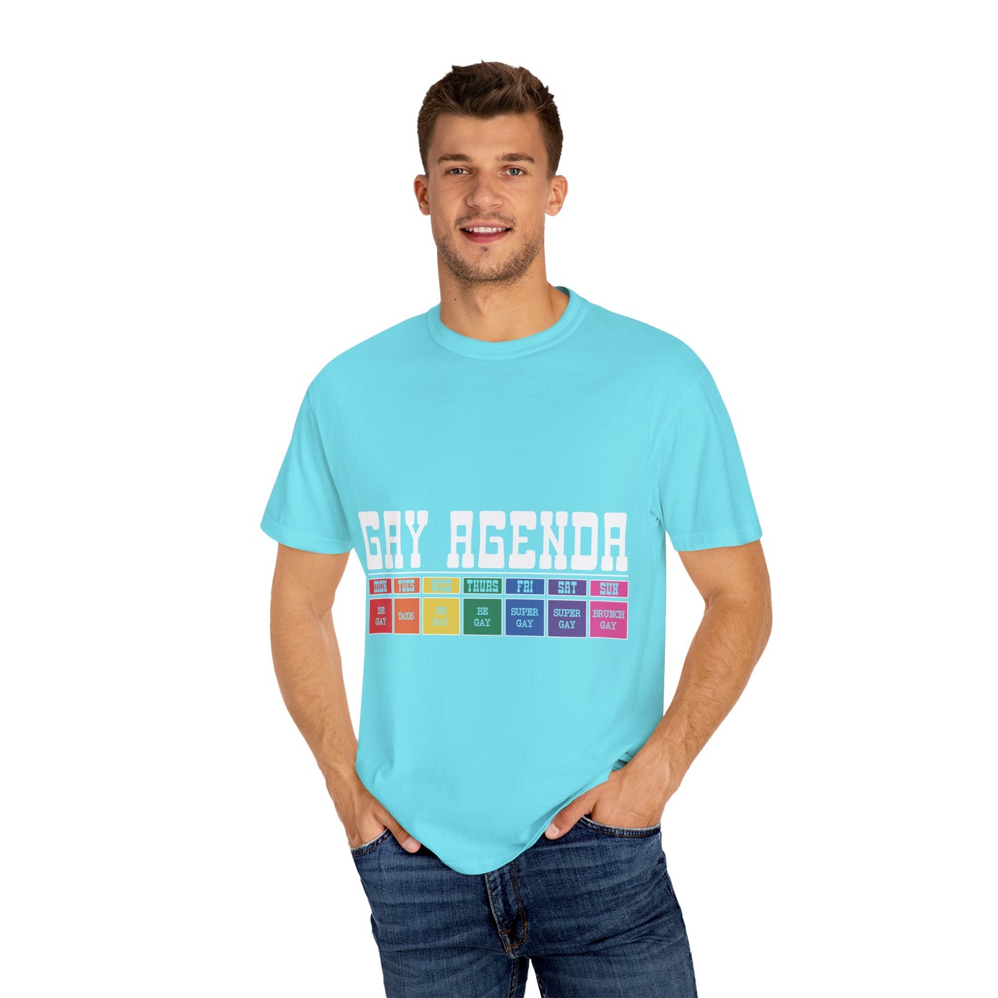 Gay Agenda Unisex Garment-Dyed T-shirt