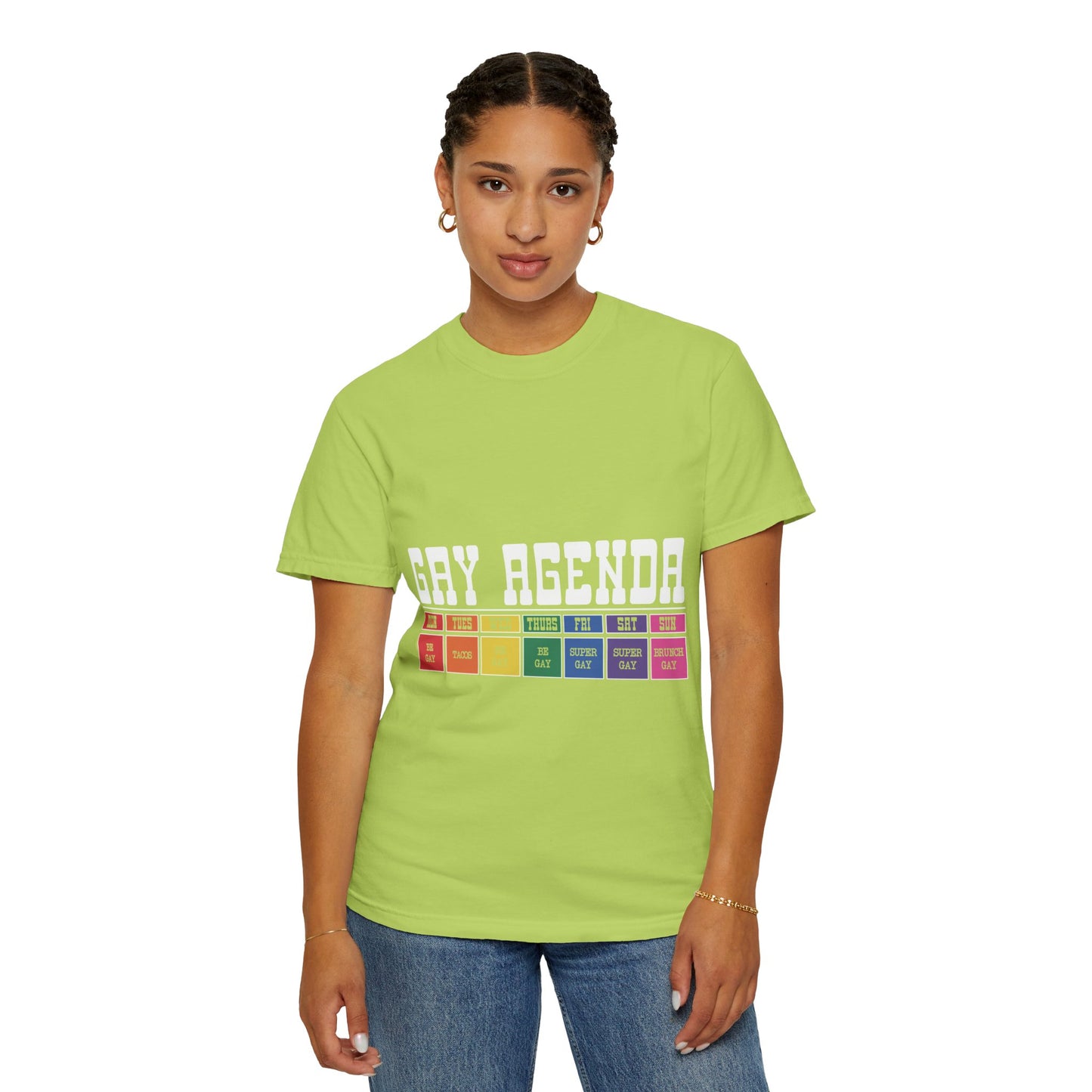 Gay Agenda Unisex Garment-Dyed T-shirt