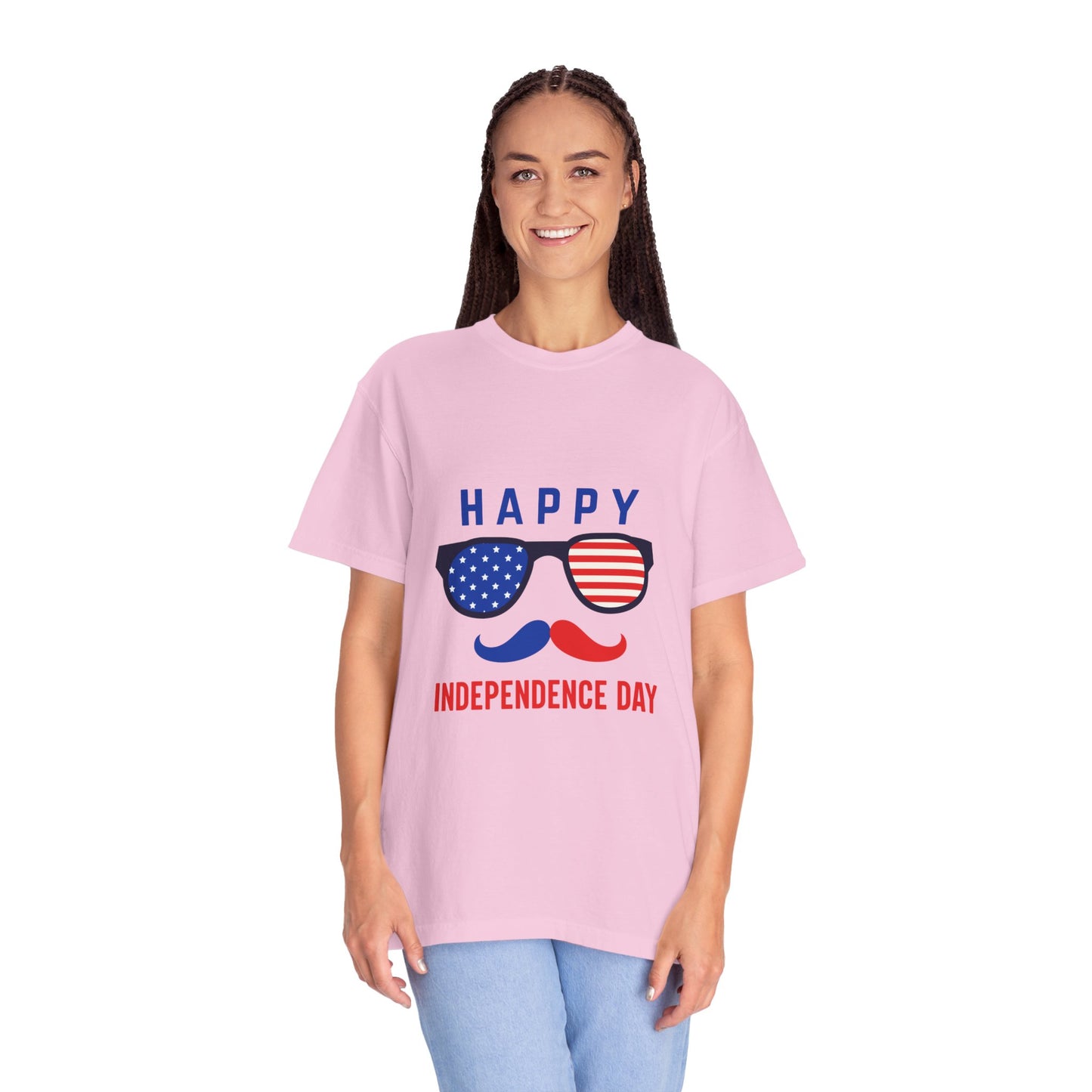 Happy Independence Day  Unisex Garment-Dyed T-shirt