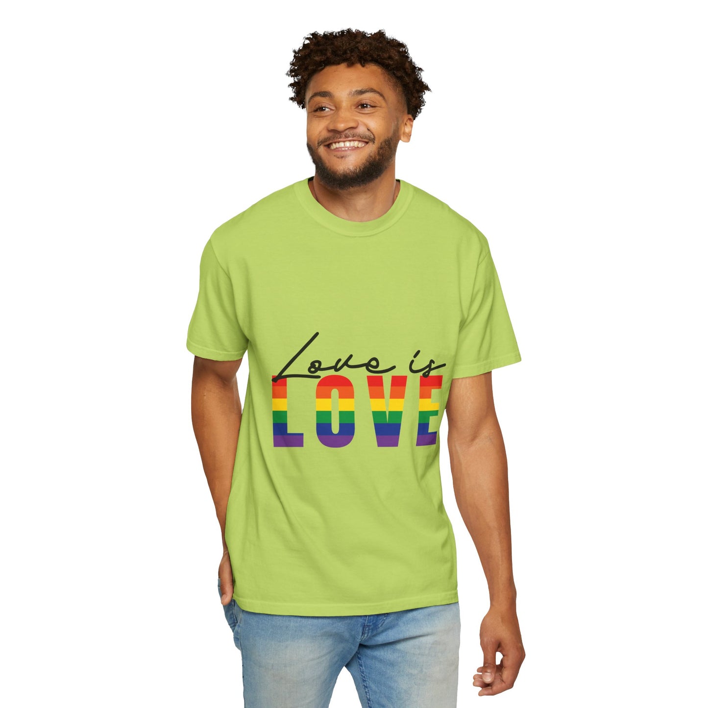 Love is Love, Unisex Garment-Dyed T-shirt