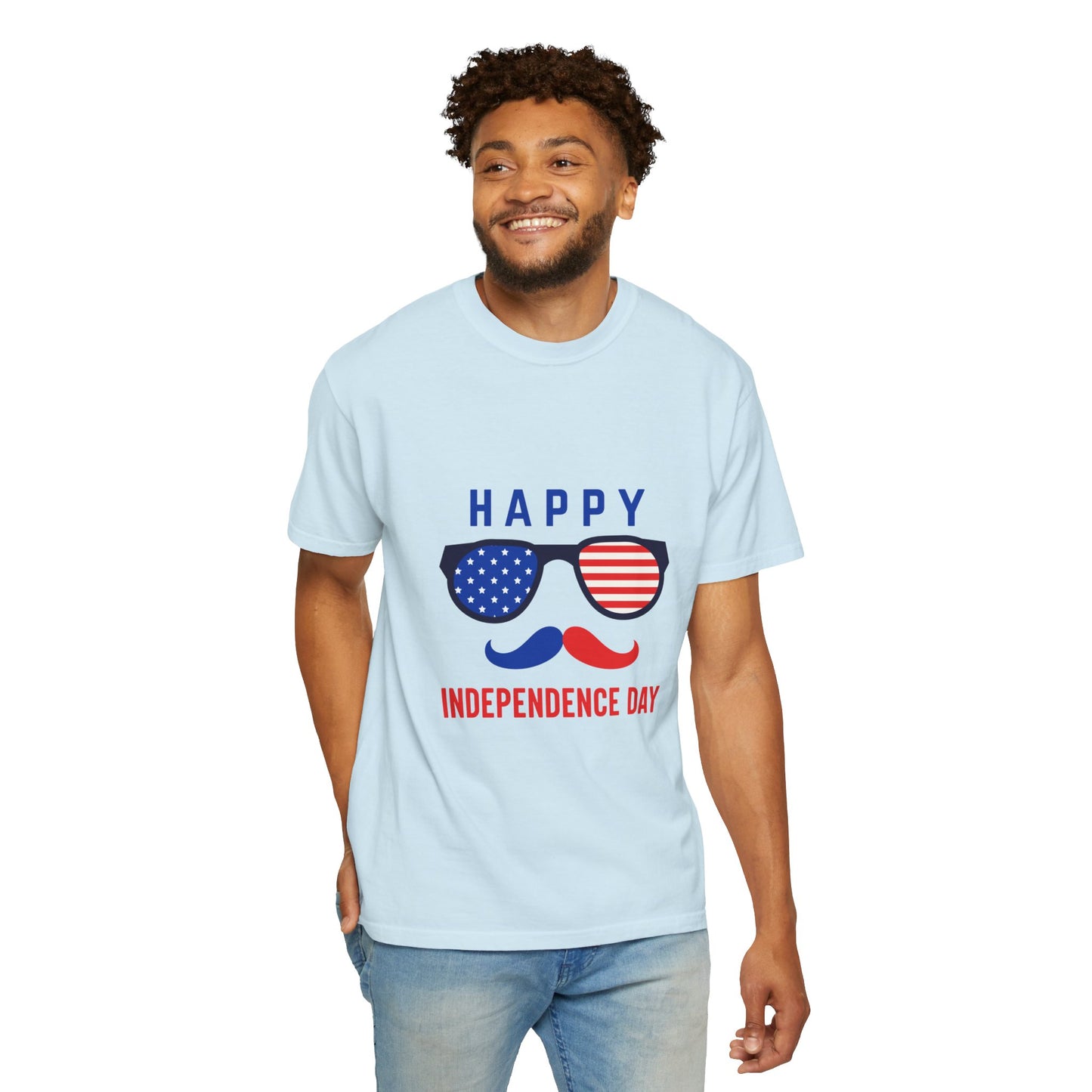 Happy Independence Day  Unisex Garment-Dyed T-shirt