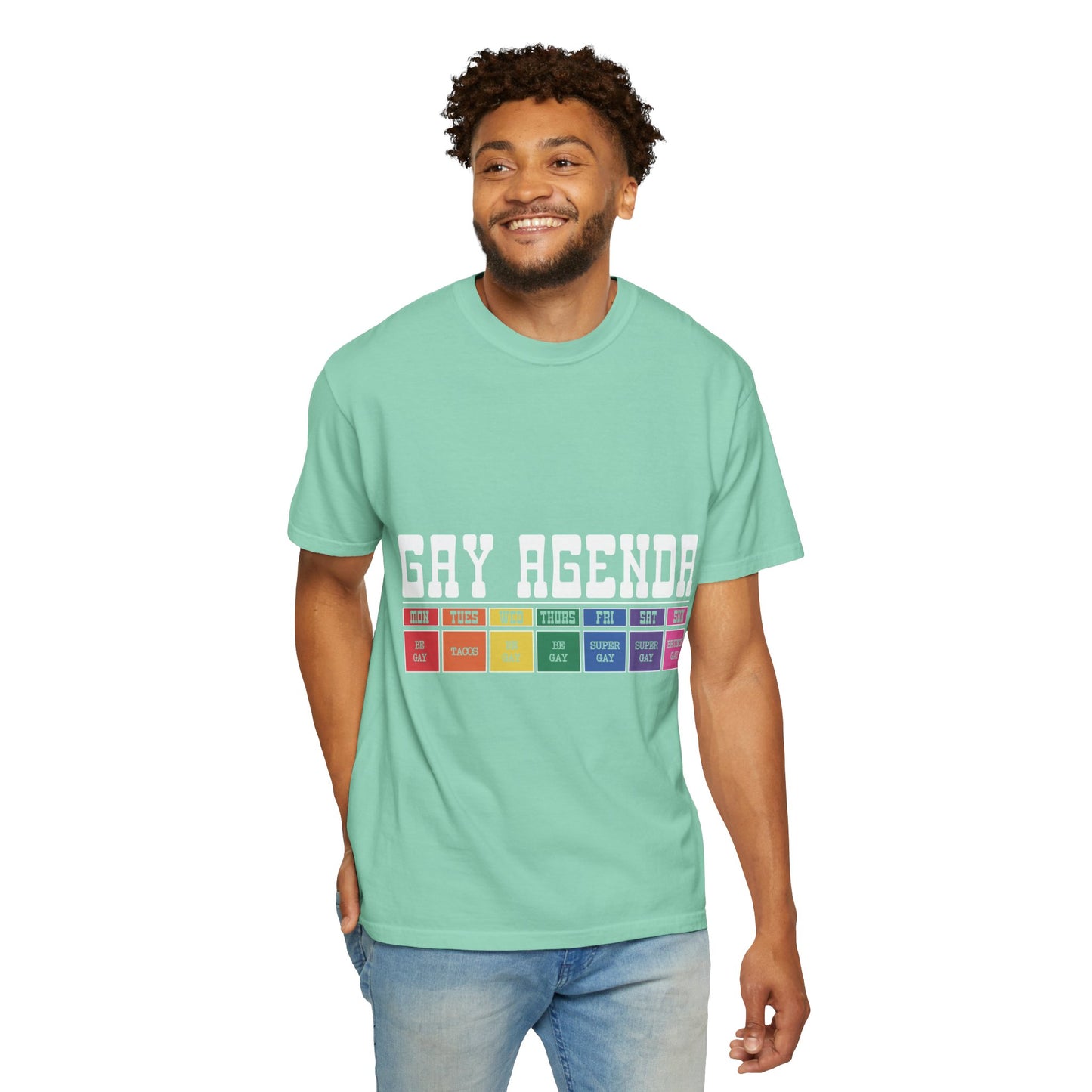 Gay Agenda Unisex Garment-Dyed T-shirt