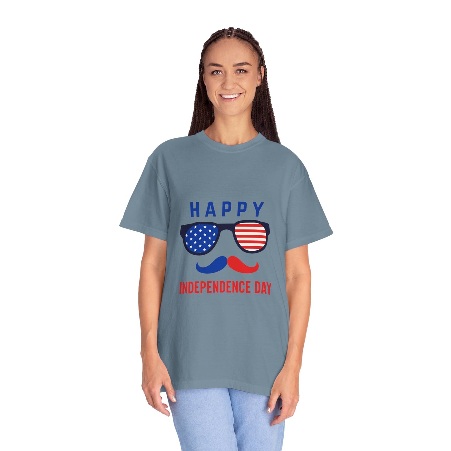 Happy Independence Day  Unisex Garment-Dyed T-shirt