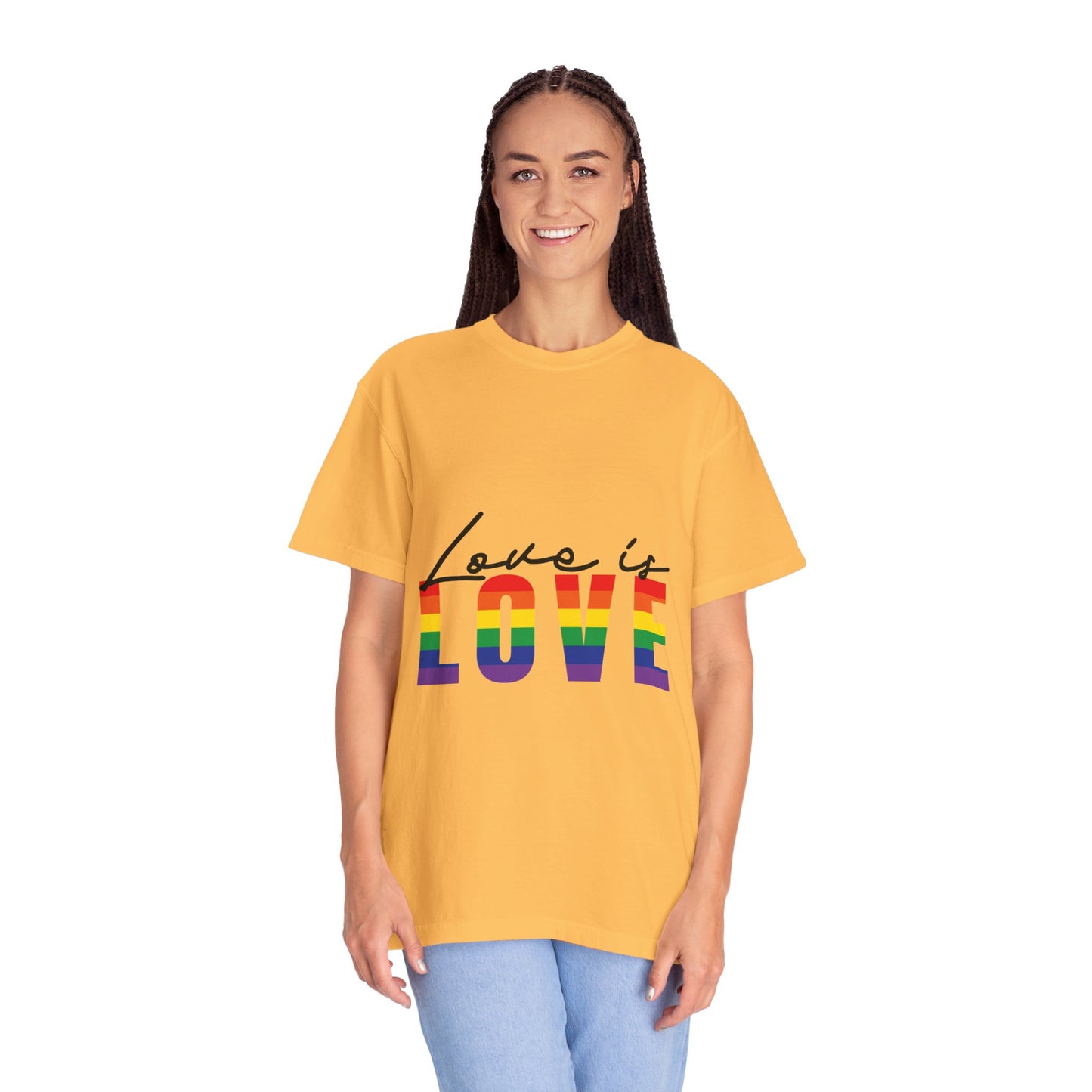 Love is Love, Unisex Garment-Dyed T-shirt