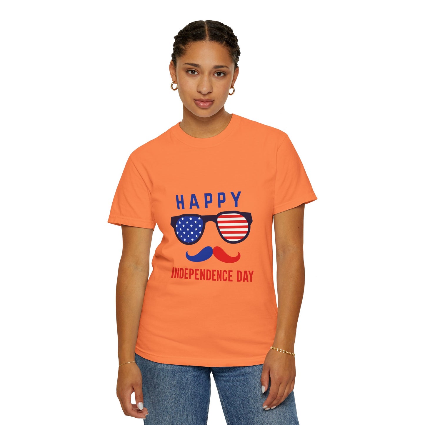 Happy Independence Day  Unisex Garment-Dyed T-shirt