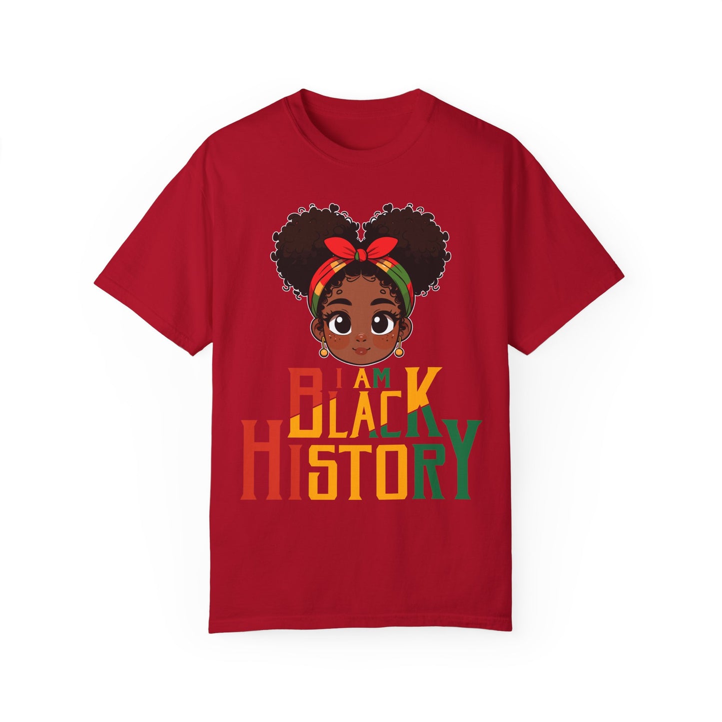 I am Black History, Unisex Garment-Dyed T-shirt