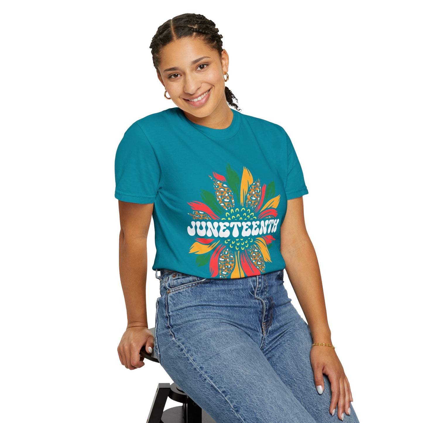 Juneteenth, Unisex Garment-Dyed T-shirt