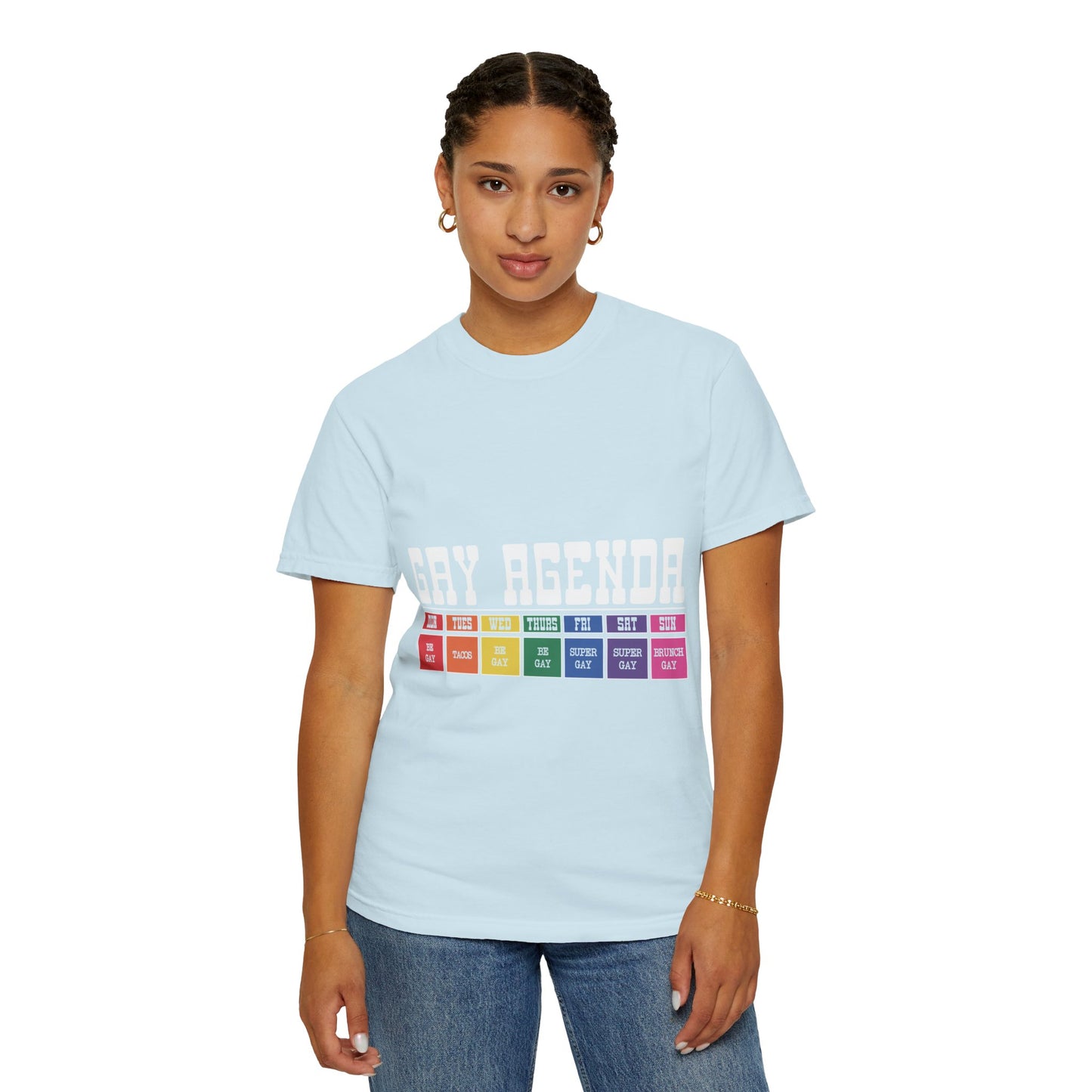 Gay Agenda Unisex Garment-Dyed T-shirt