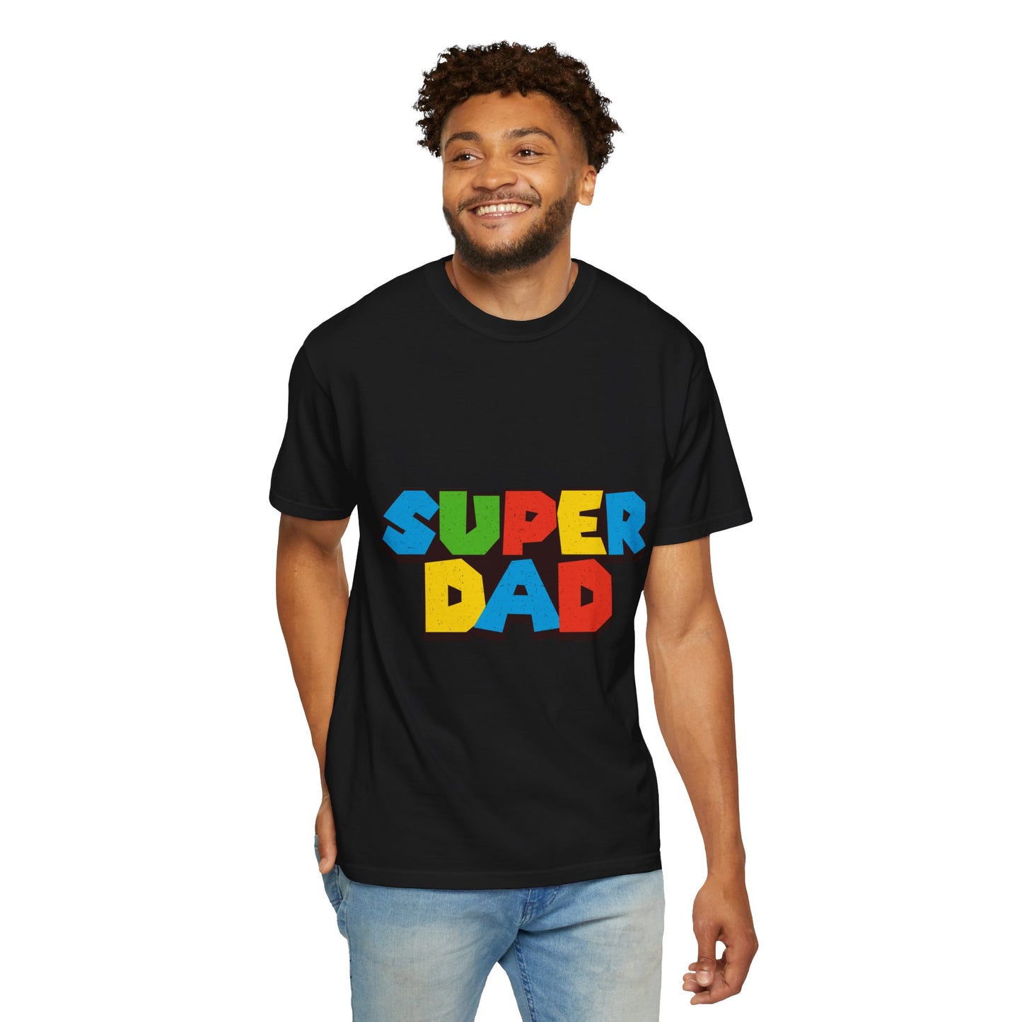 Super Dad Men's Garment-Dyed T-shirt