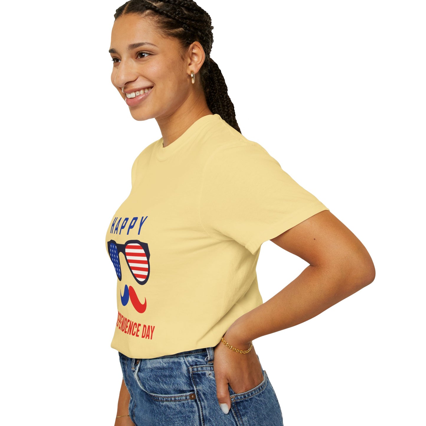 Happy Independence Day  Unisex Garment-Dyed T-shirt