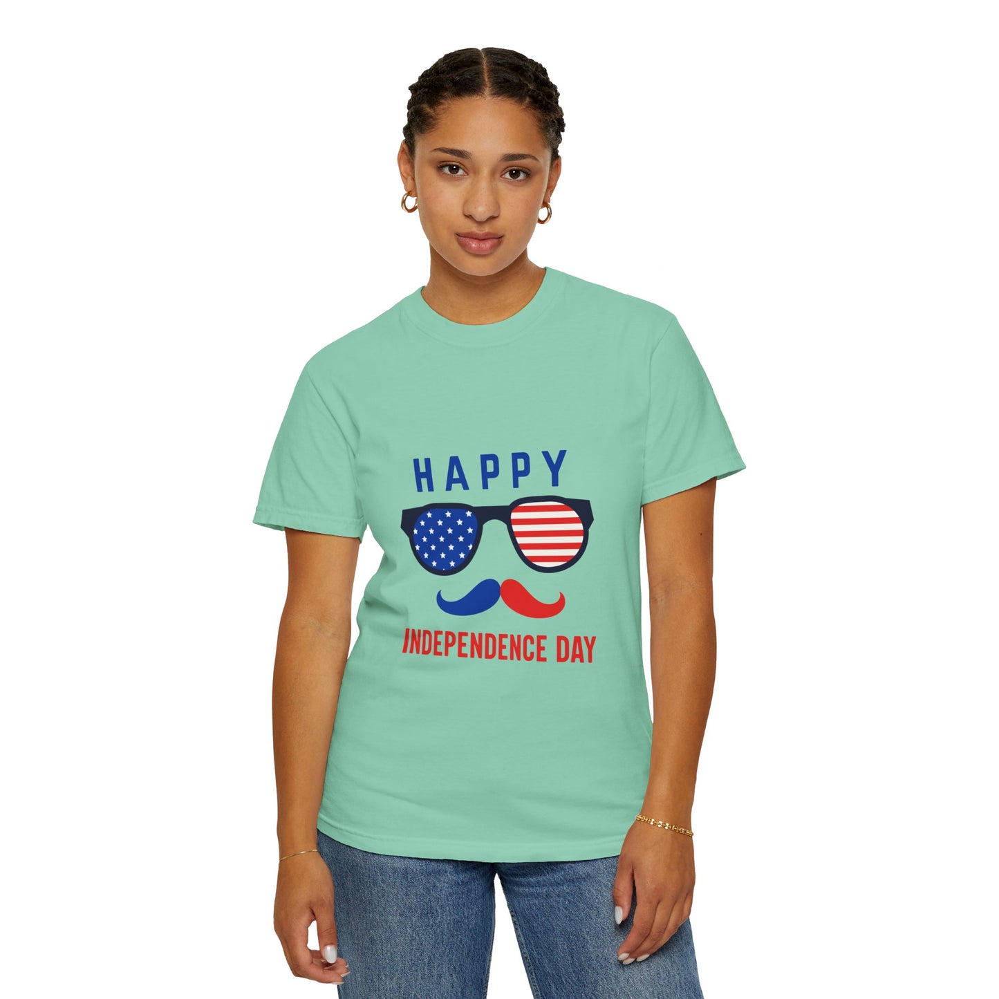 Happy Independence Day  Unisex Garment-Dyed T-shirt