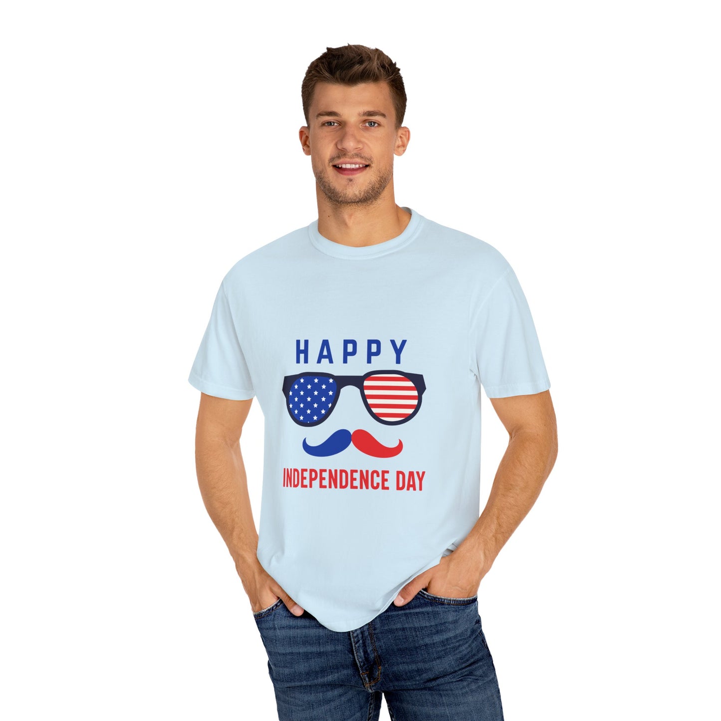 Happy Independence Day  Unisex Garment-Dyed T-shirt