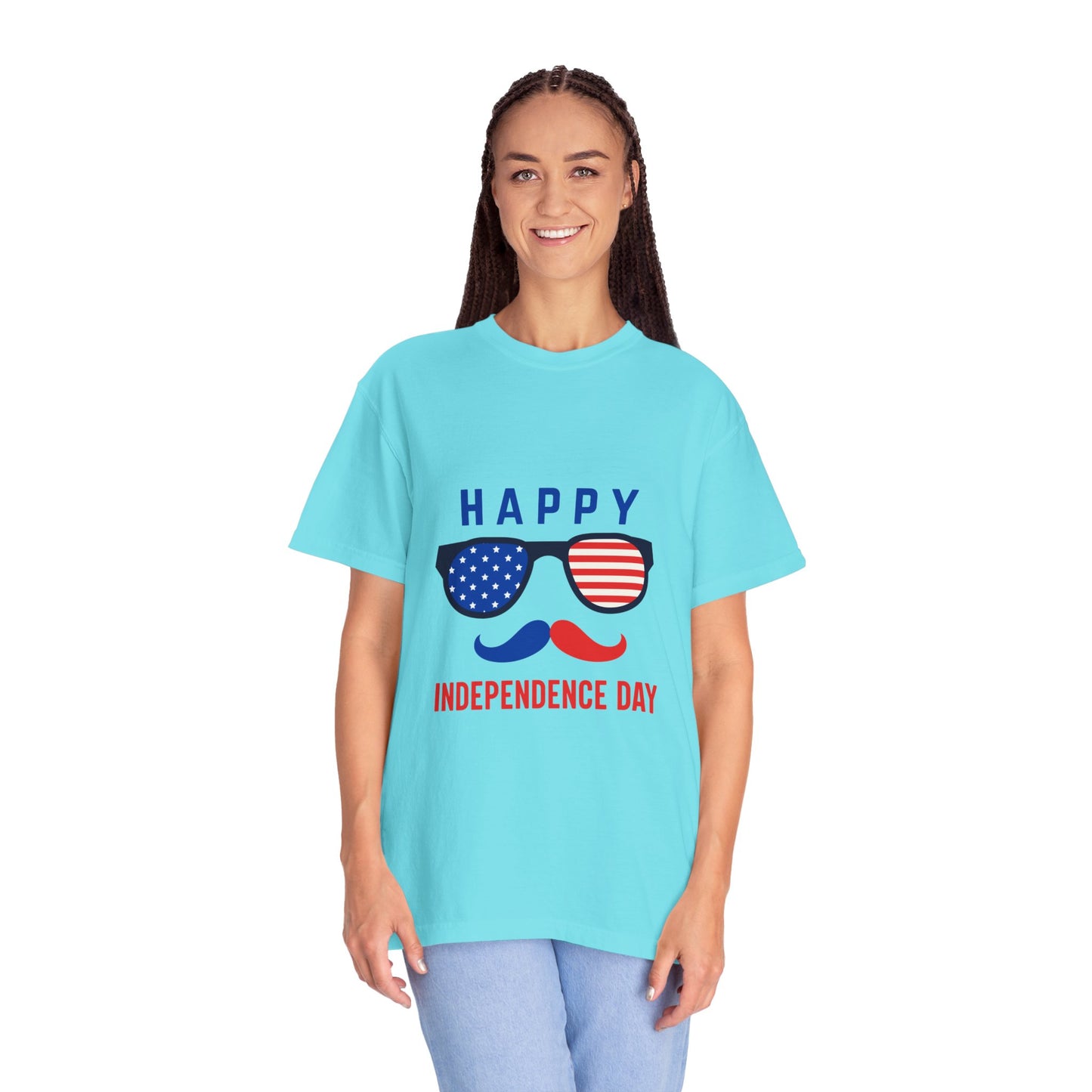 Happy Independence Day  Unisex Garment-Dyed T-shirt