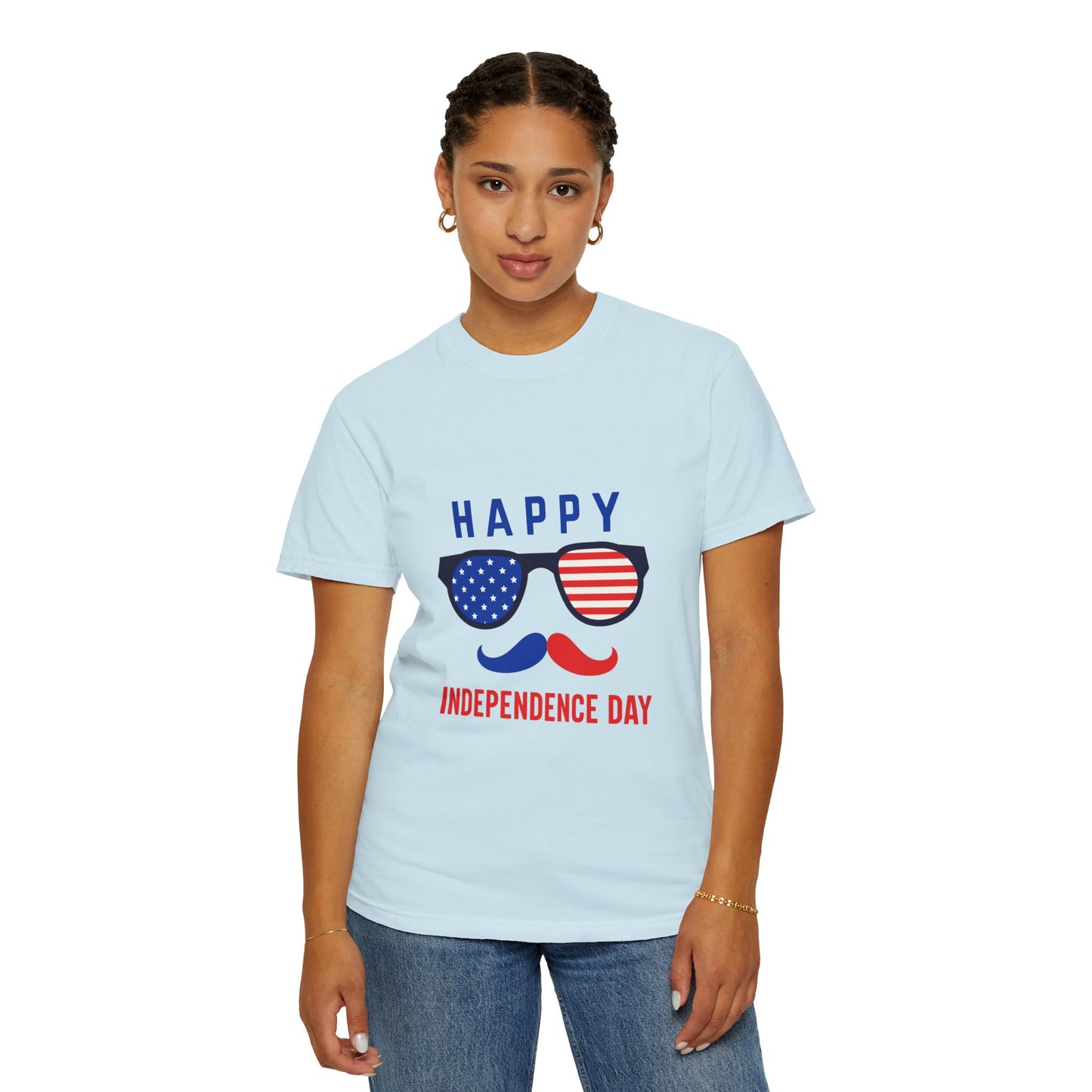 Happy Independence Day  Unisex Garment-Dyed T-shirt