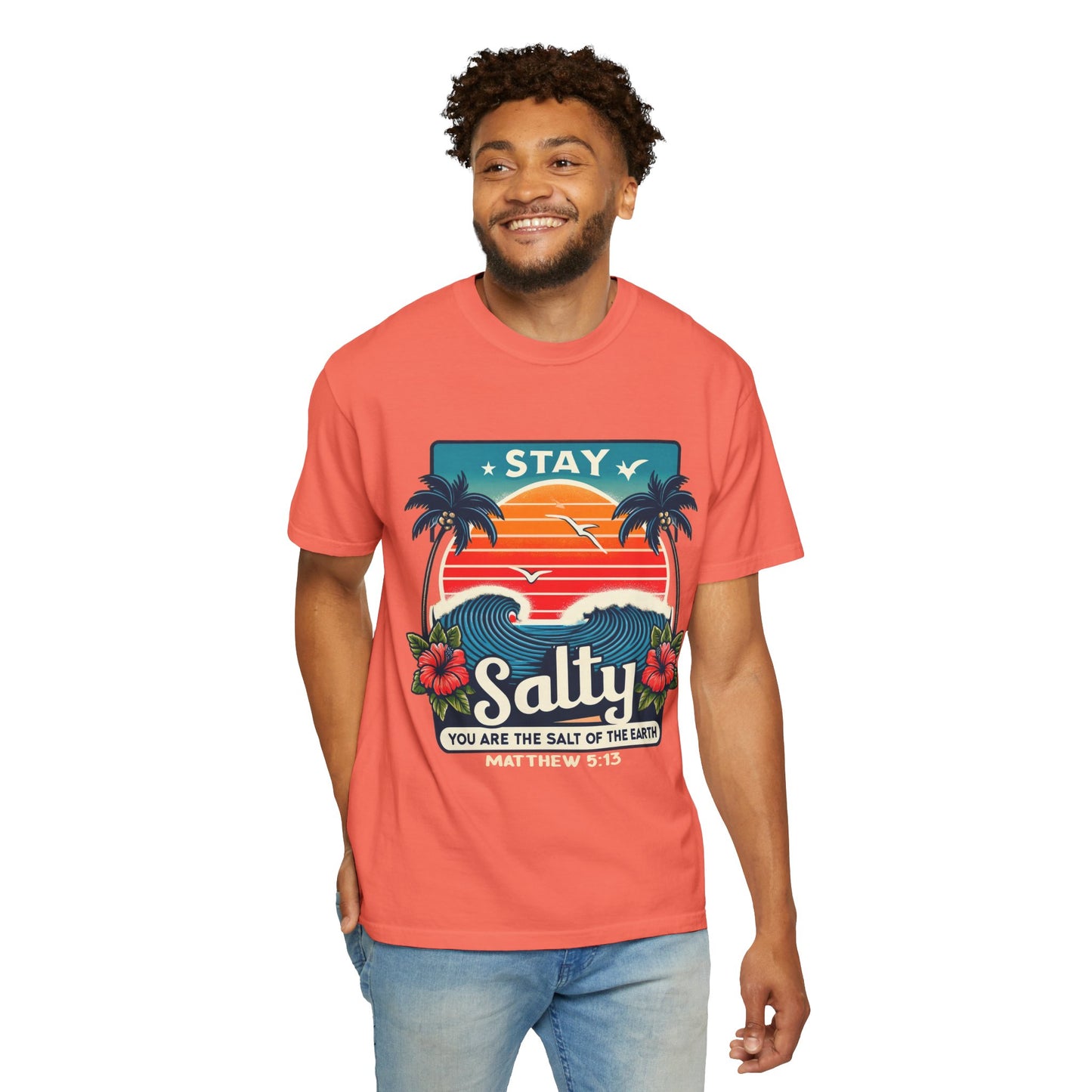 Stay Salty Unisex Garment-Dyed T-shirt