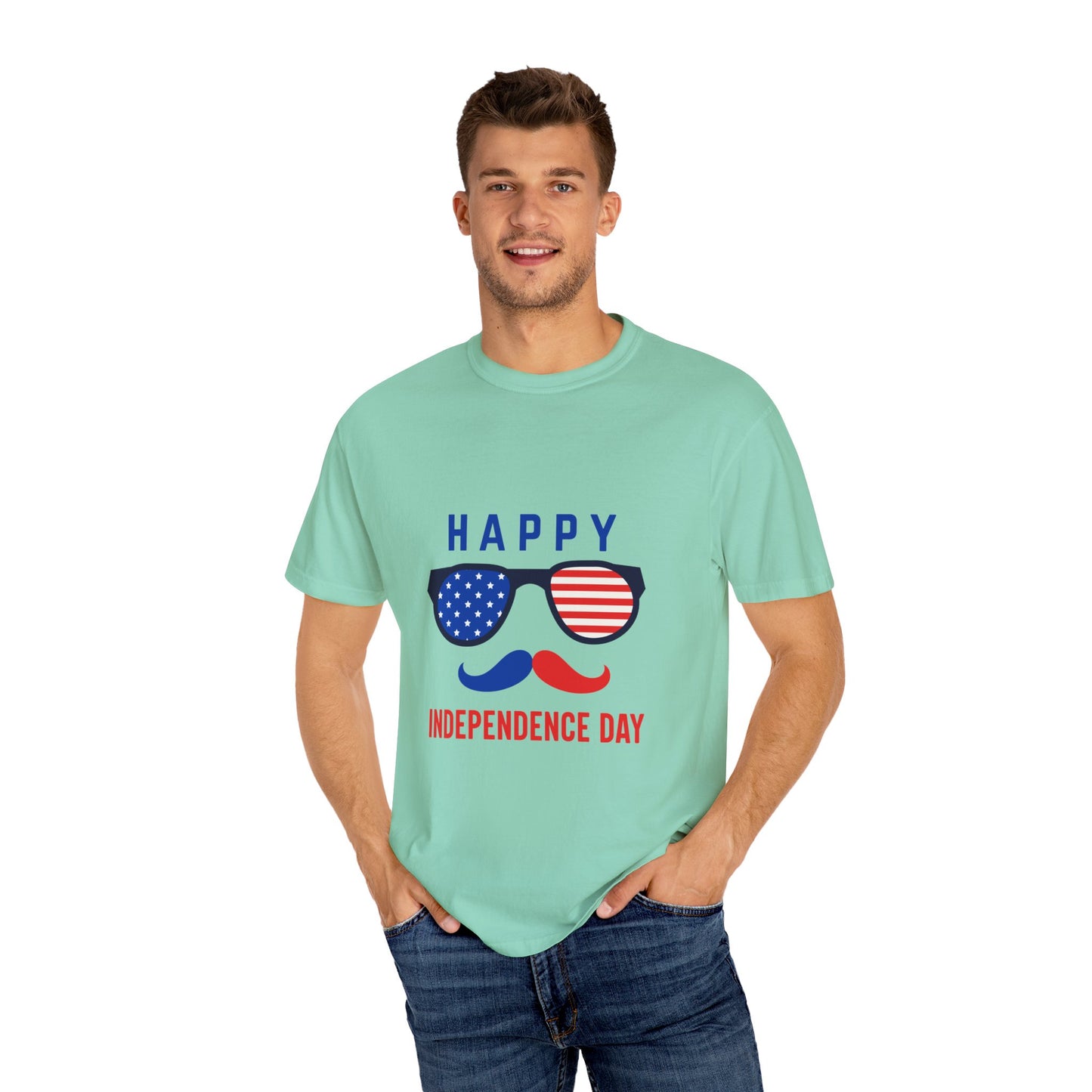 Happy Independence Day  Unisex Garment-Dyed T-shirt