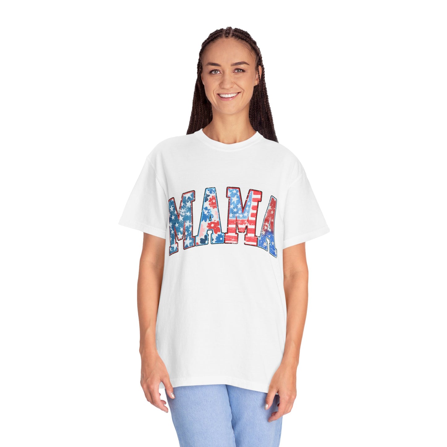 Mama America  Garment-Dyed T-shirt