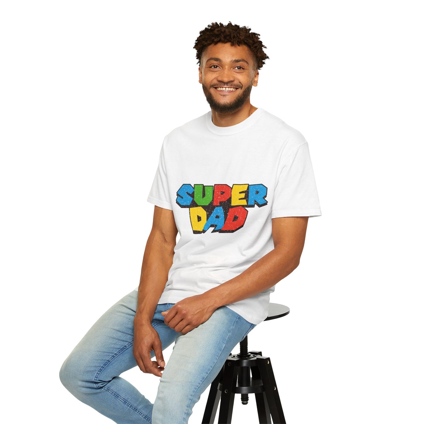 Super Dad Men's Garment-Dyed T-shirt