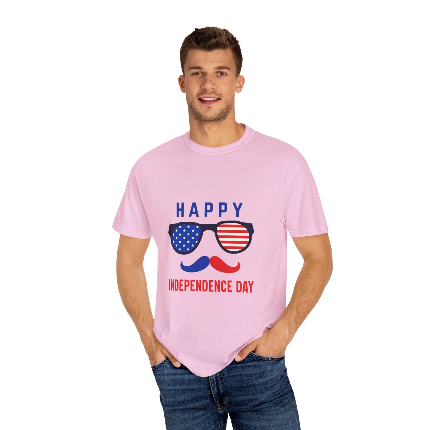 Happy Independence Day  Unisex Garment-Dyed T-shirt