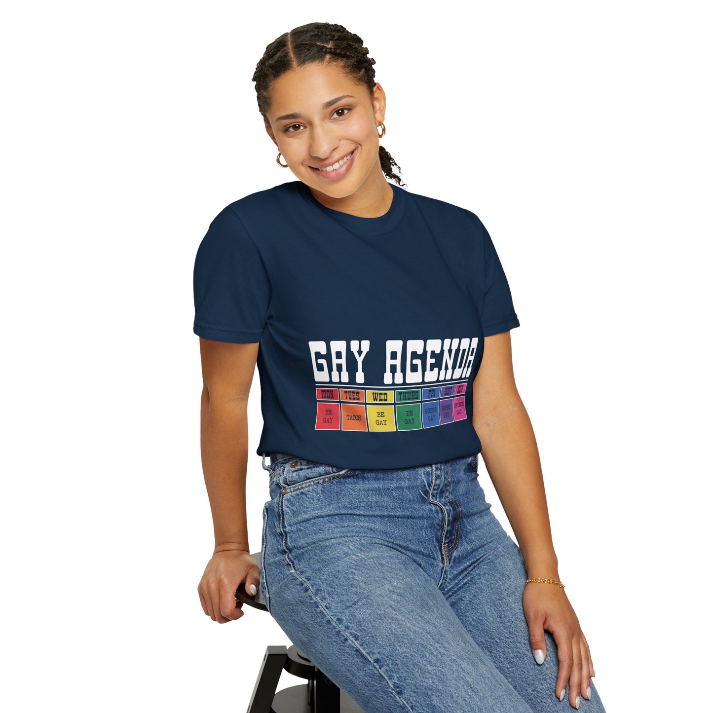 Gay Agenda Unisex Garment-Dyed T-shirt