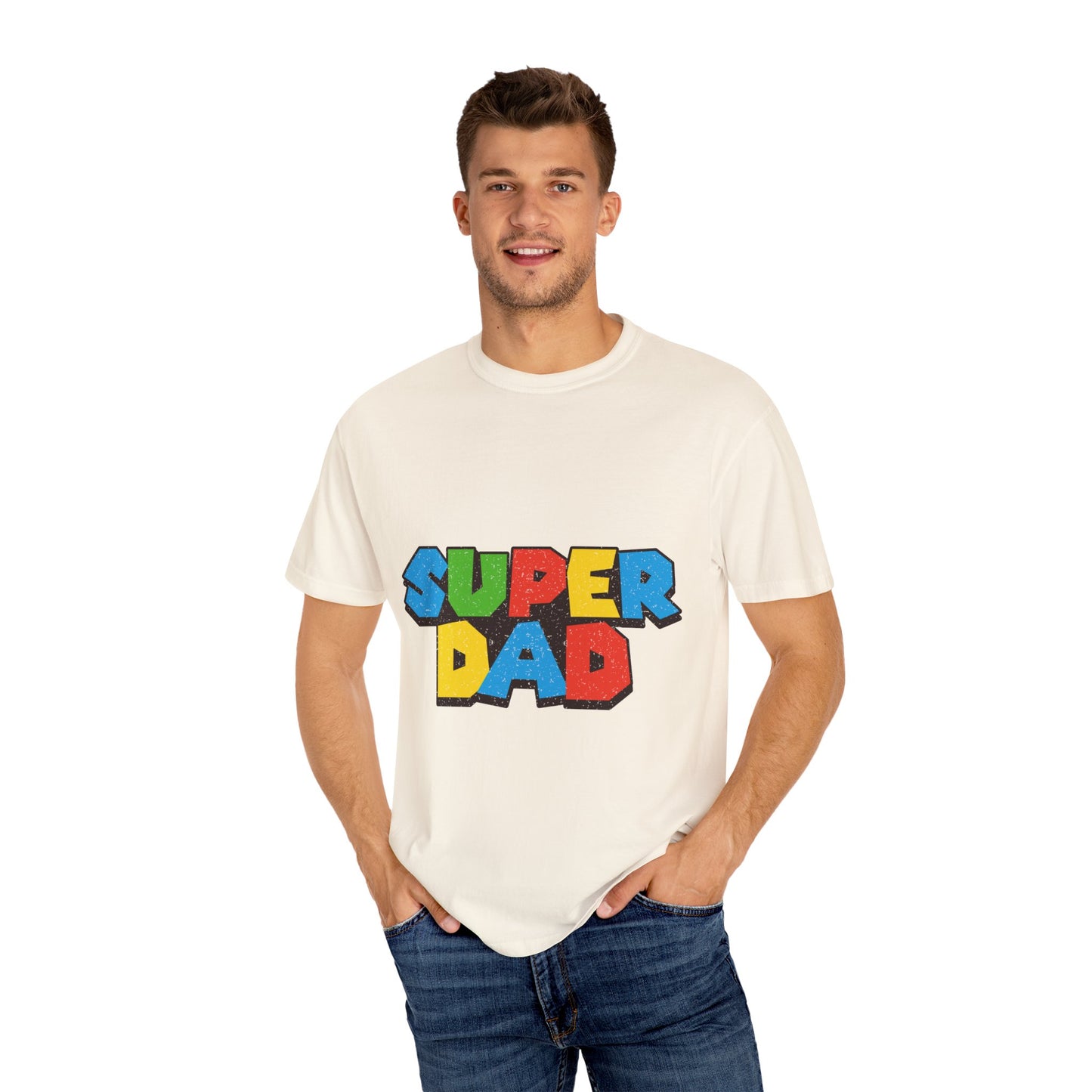 Super Dad Men's Garment-Dyed T-shirt