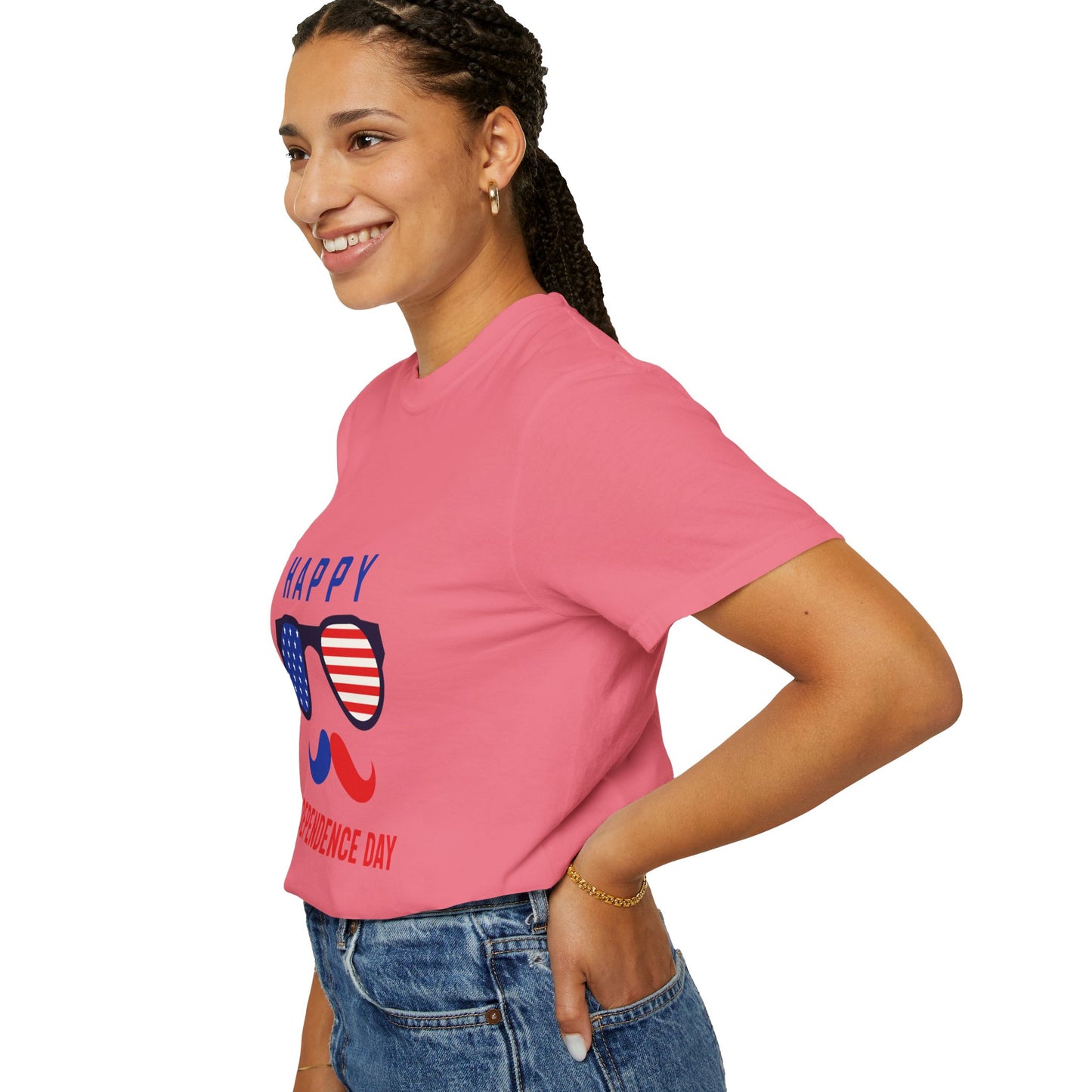 Happy Independence Day  Unisex Garment-Dyed T-shirt