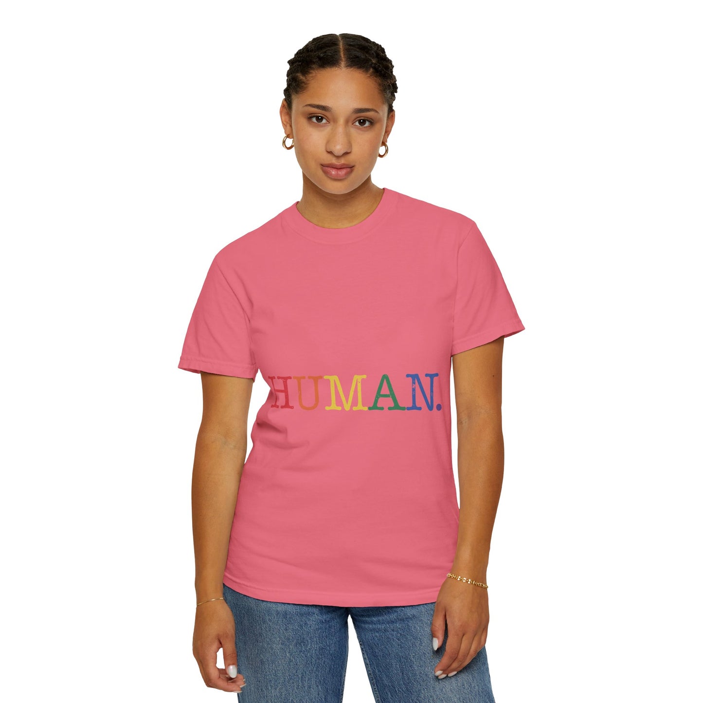 Human Unisex Garment-Dyed T-shirt