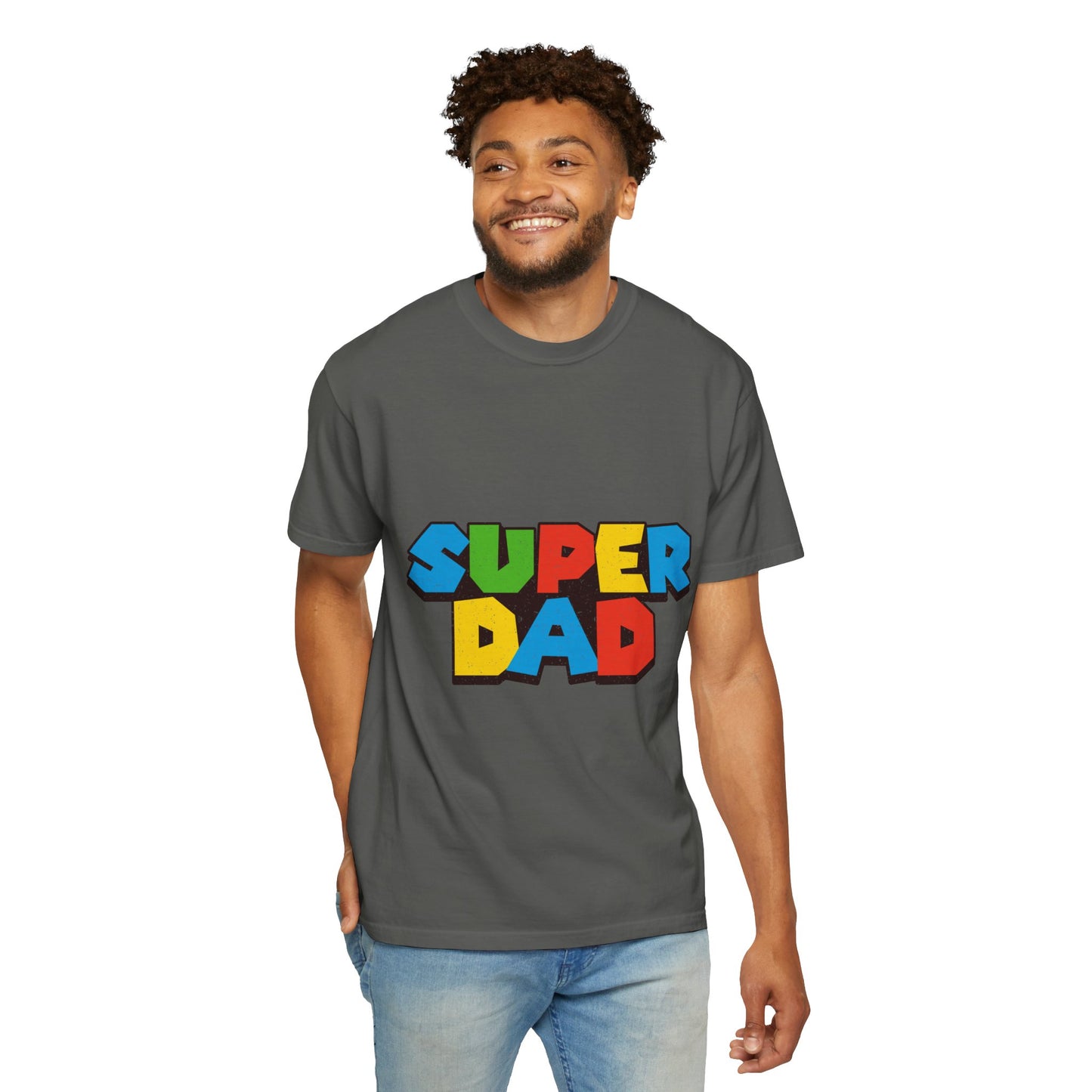 Super Dad Men's Garment-Dyed T-shirt