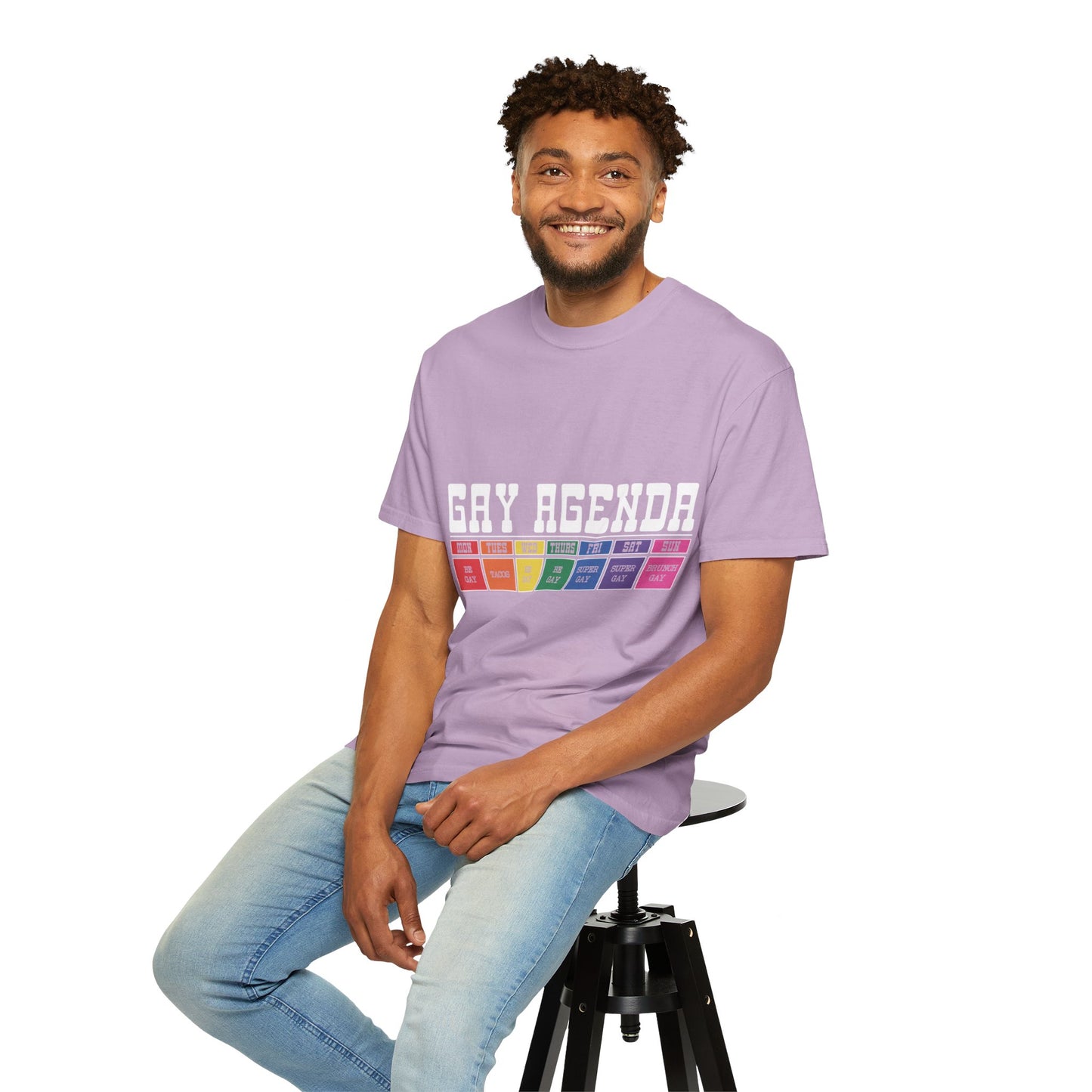 Gay Agenda Unisex Garment-Dyed T-shirt