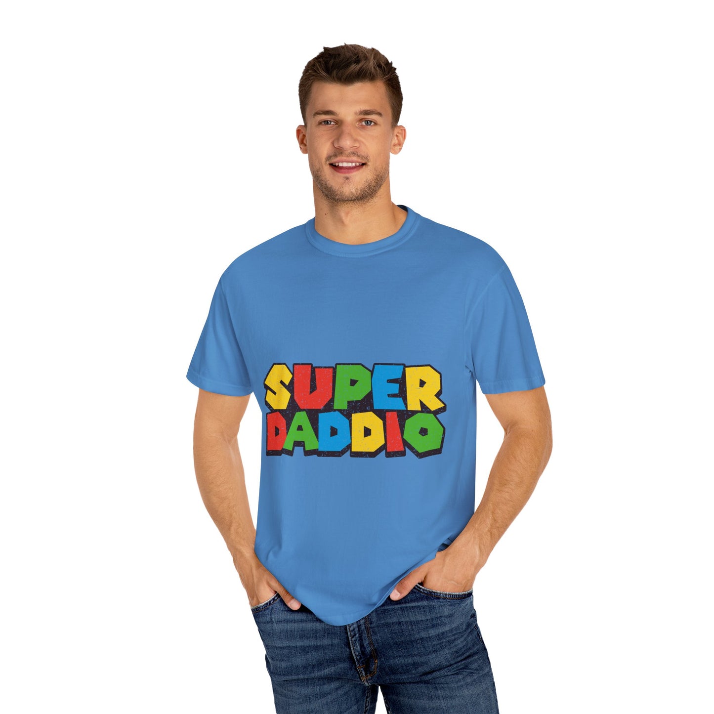 Super Daddio,  Men's Garment-Dyed T-shirt