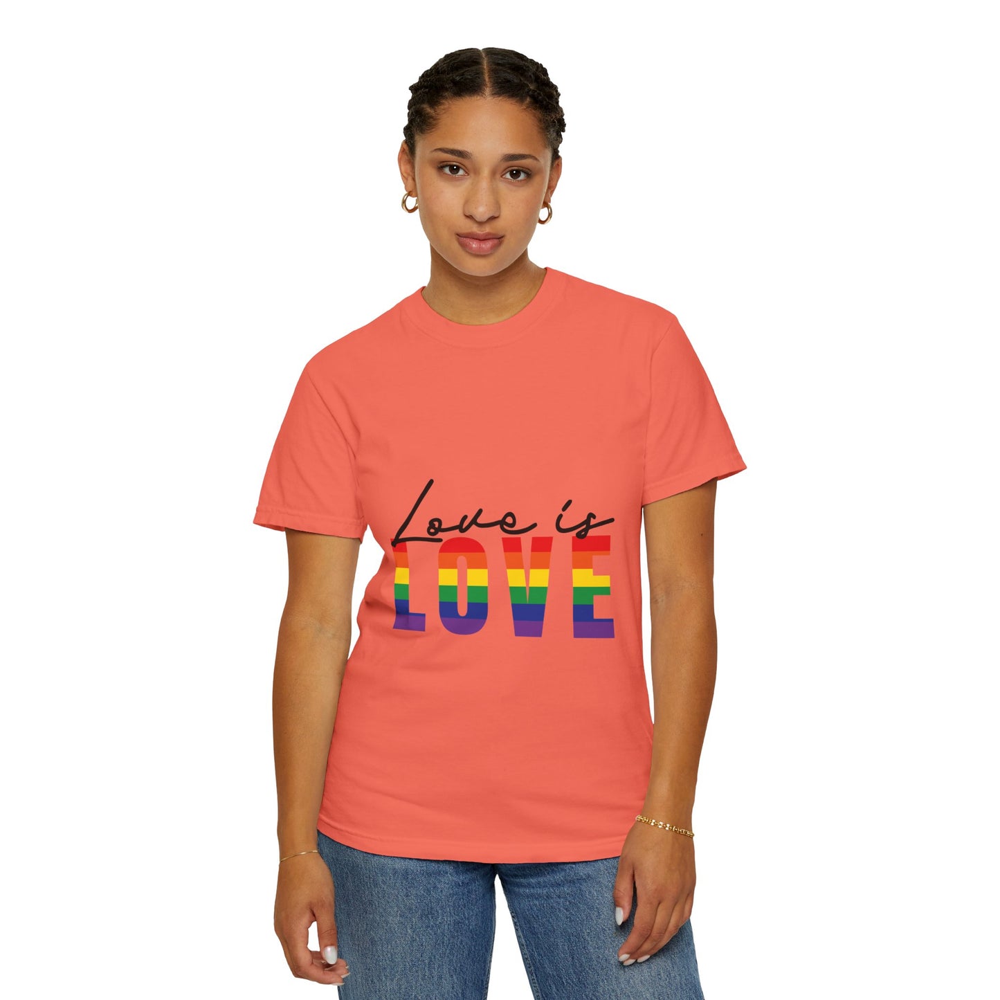 Love is Love, Unisex Garment-Dyed T-shirt