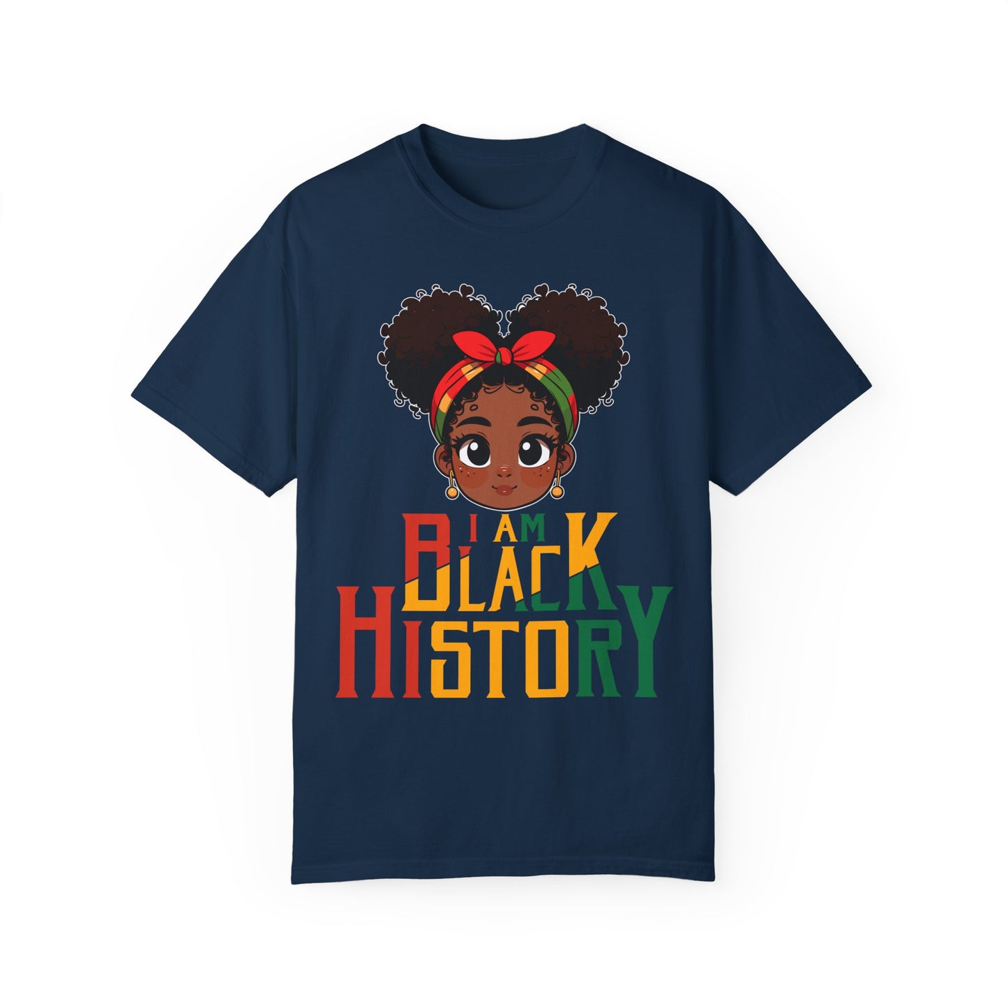 I am Black History, Unisex Garment-Dyed T-shirt