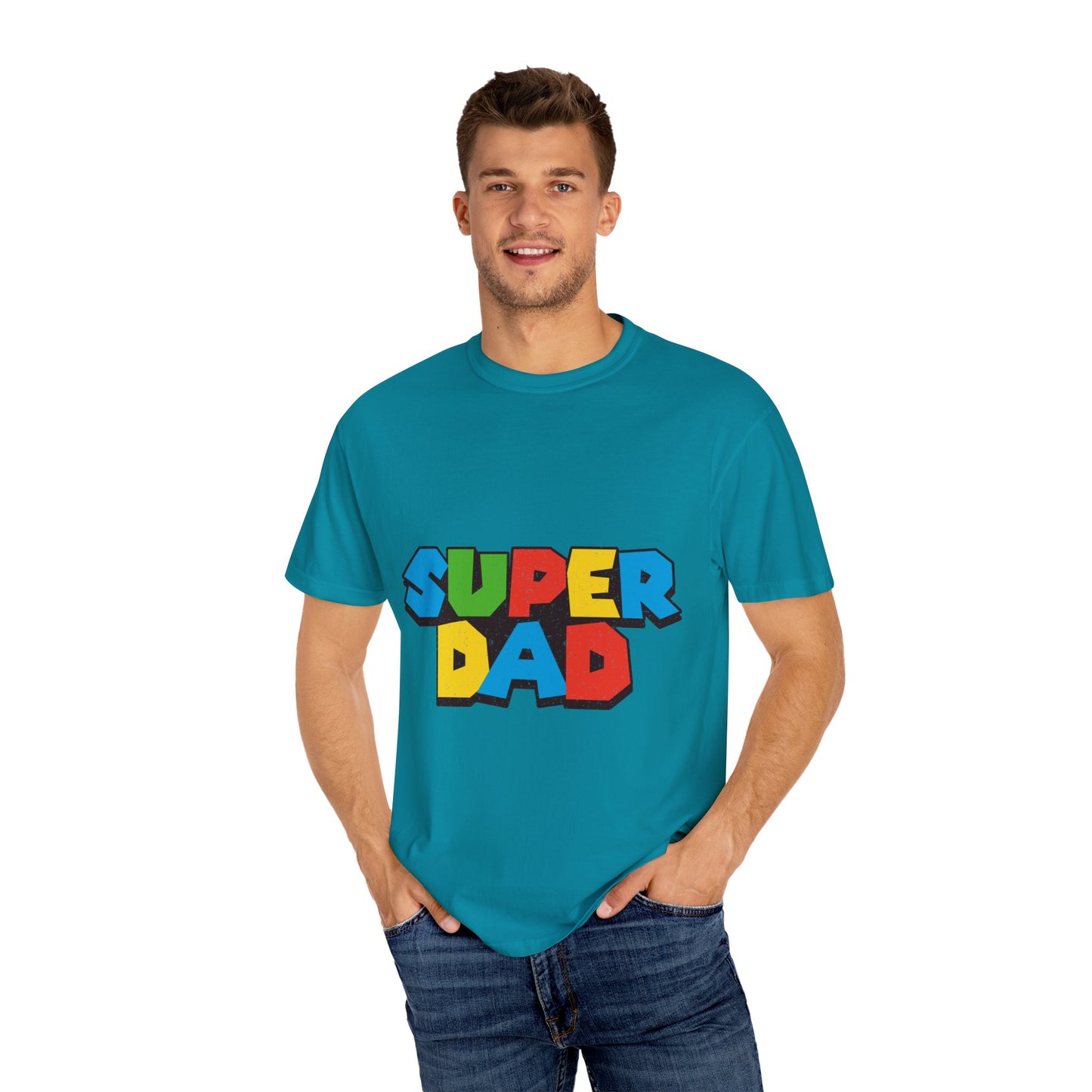 Super Dad Men's Garment-Dyed T-shirt