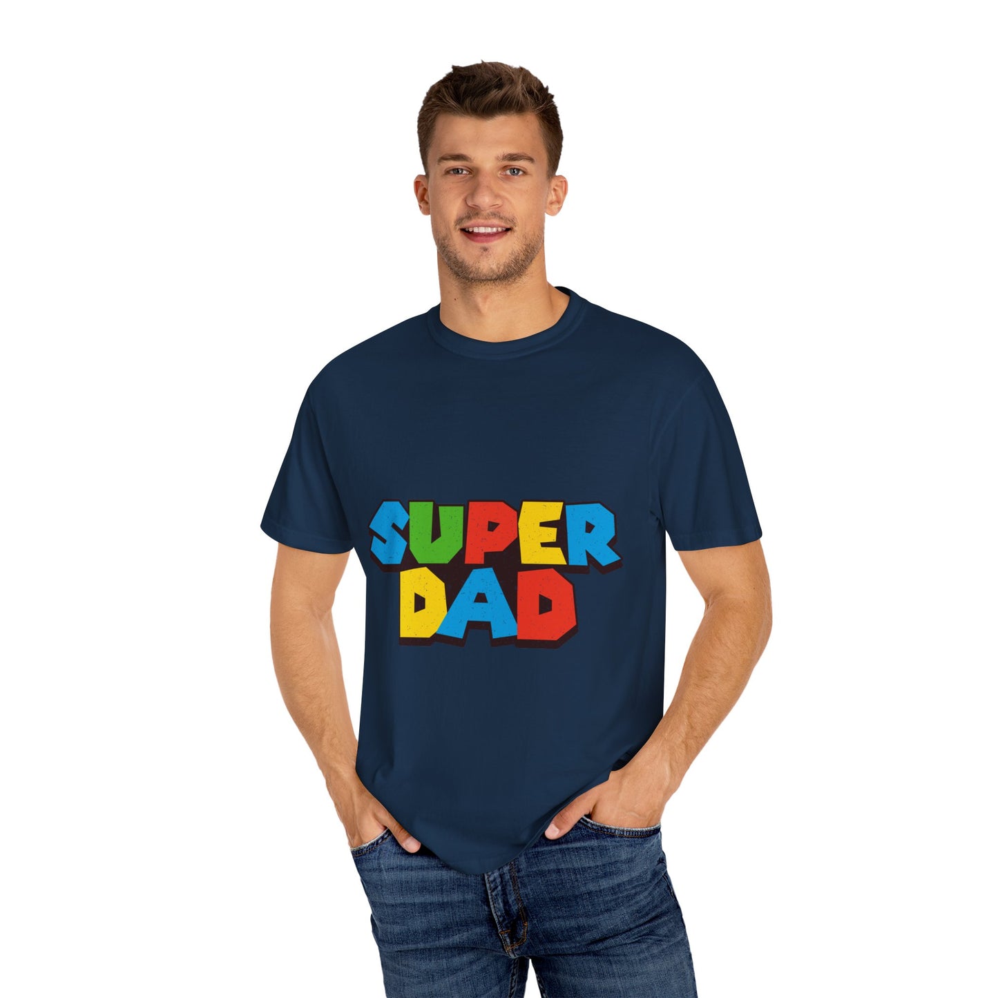 Super Dad Men's Garment-Dyed T-shirt