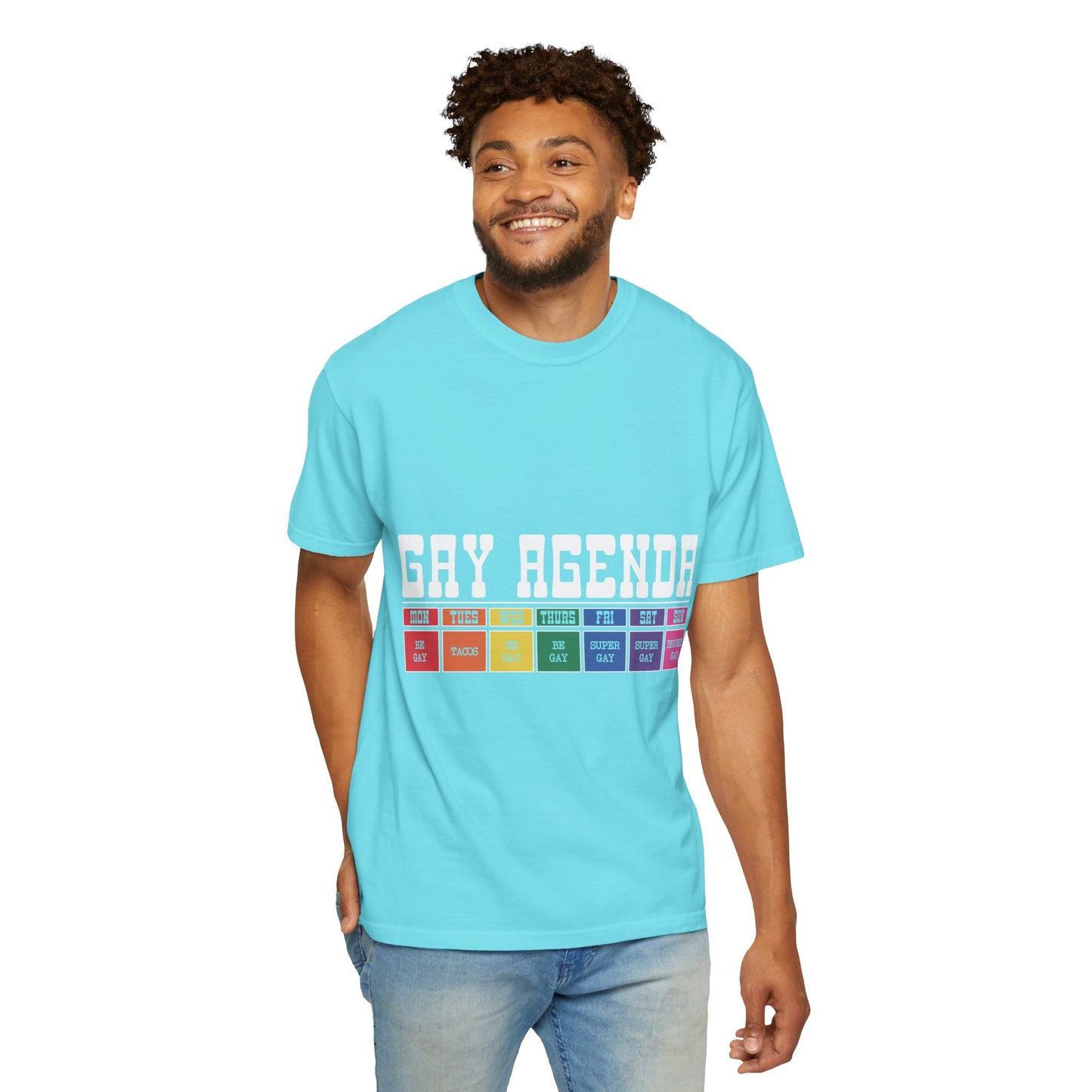 Gay Agenda Unisex Garment-Dyed T-shirt