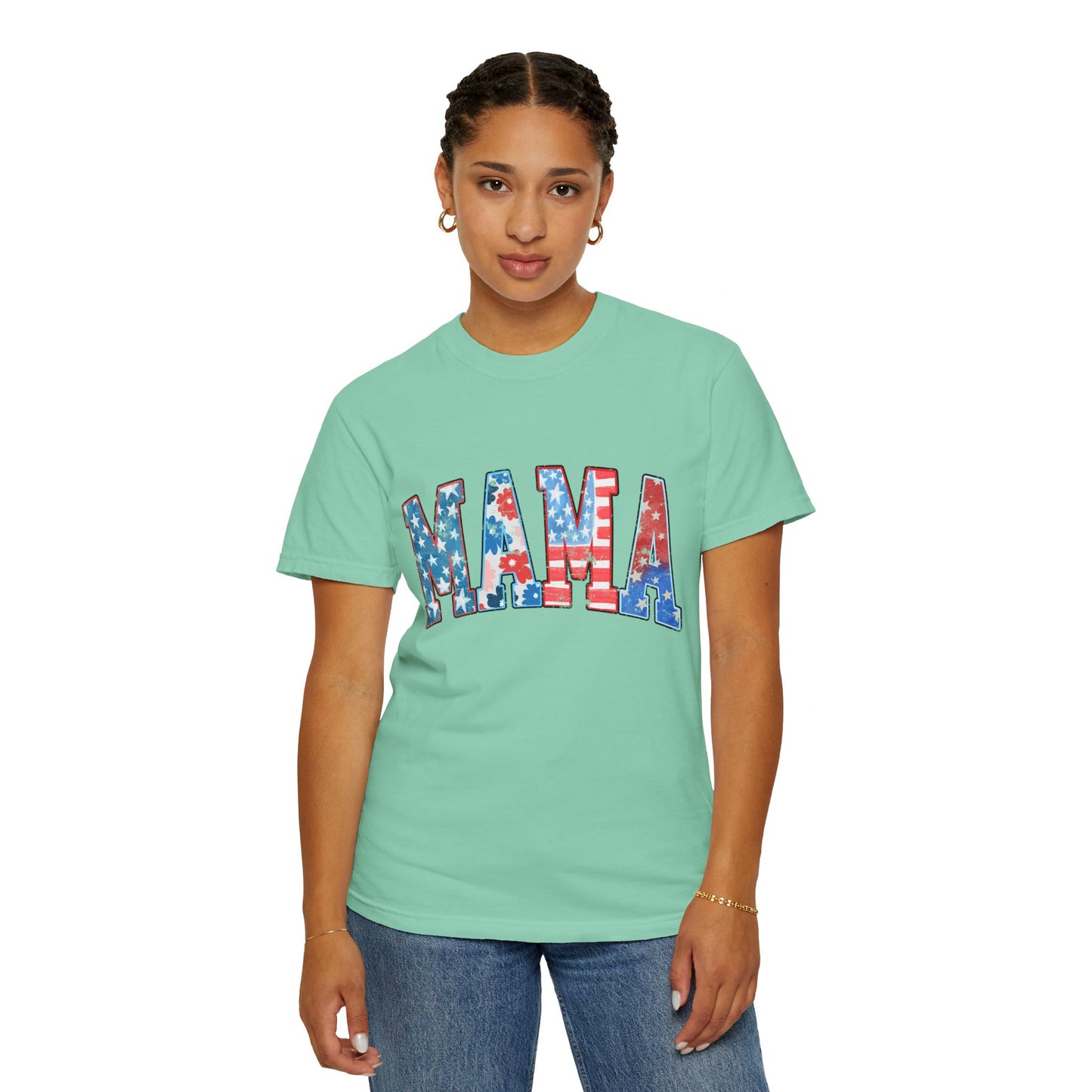 Mama America  Garment-Dyed T-shirt