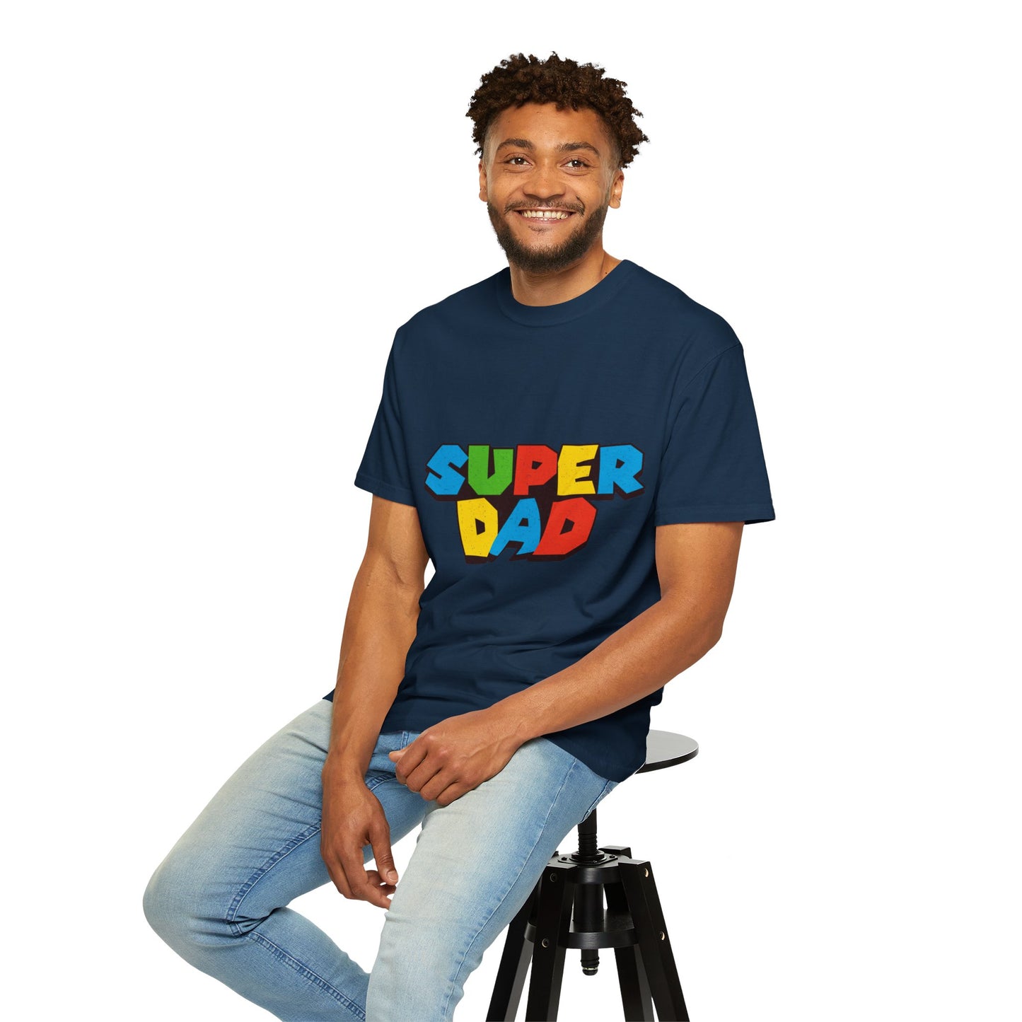 Super Dad Men's Garment-Dyed T-shirt