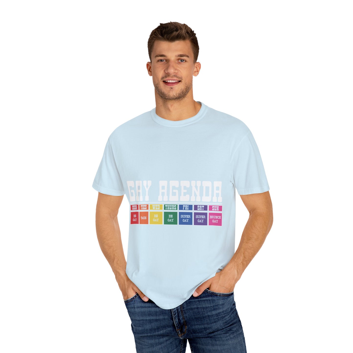 Gay Agenda Unisex Garment-Dyed T-shirt