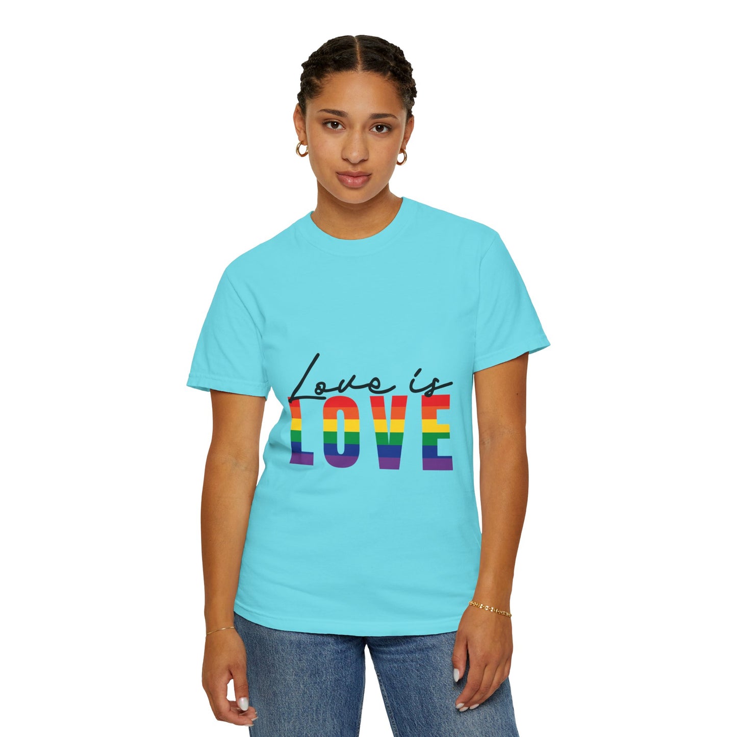 Love is Love, Unisex Garment-Dyed T-shirt