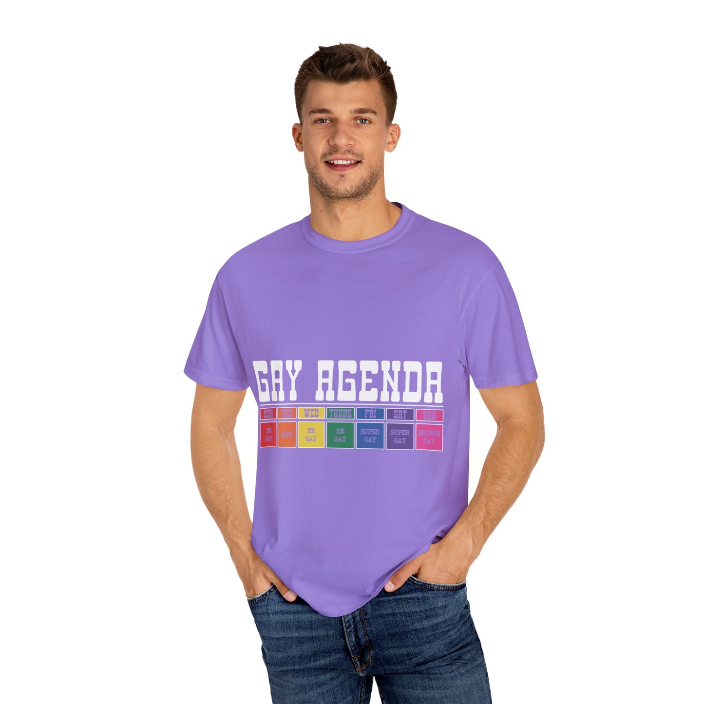 Gay Agenda Unisex Garment-Dyed T-shirt