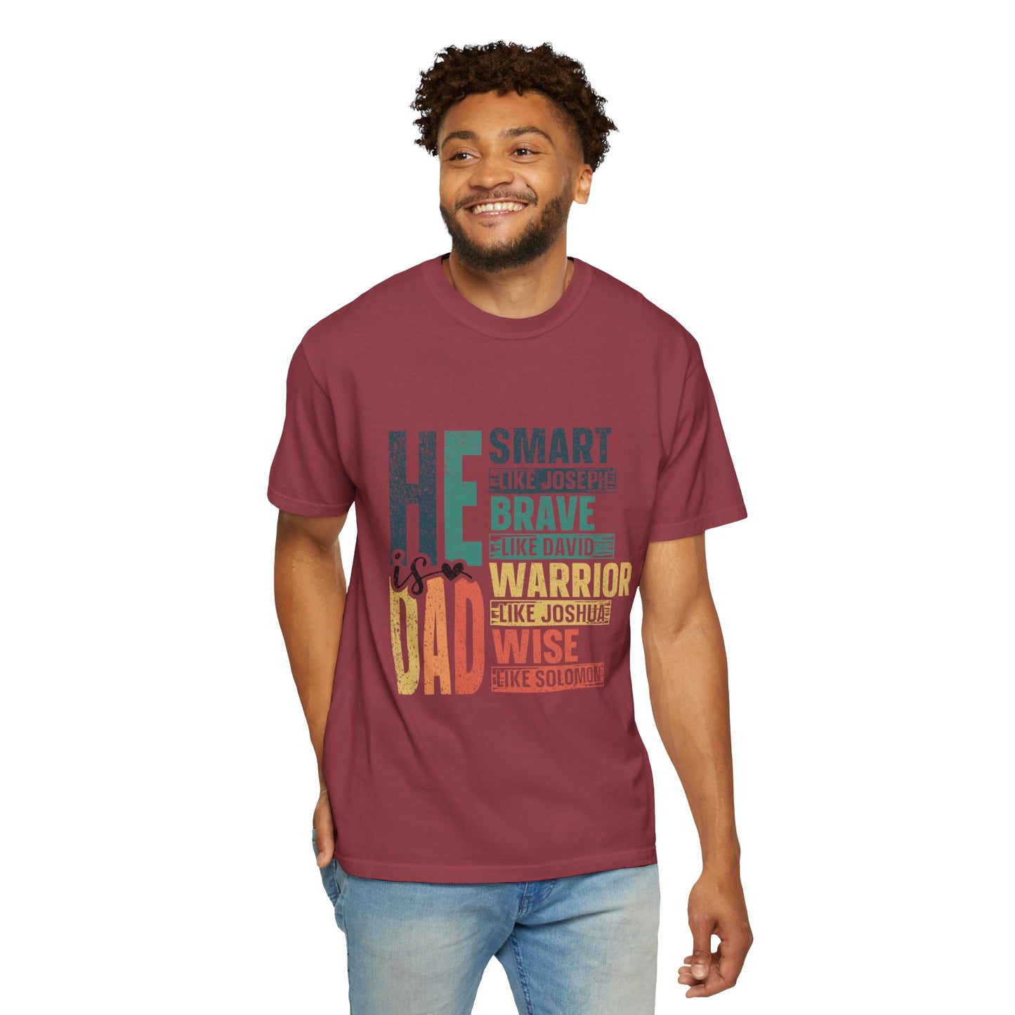 He is Smart like Jospeh,  Men's Garment-Dyed T-shirt