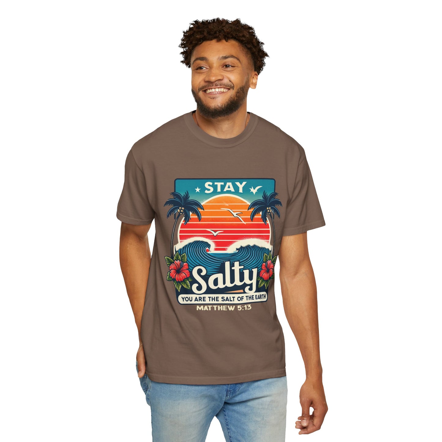 Stay Salty Unisex Garment-Dyed T-shirt