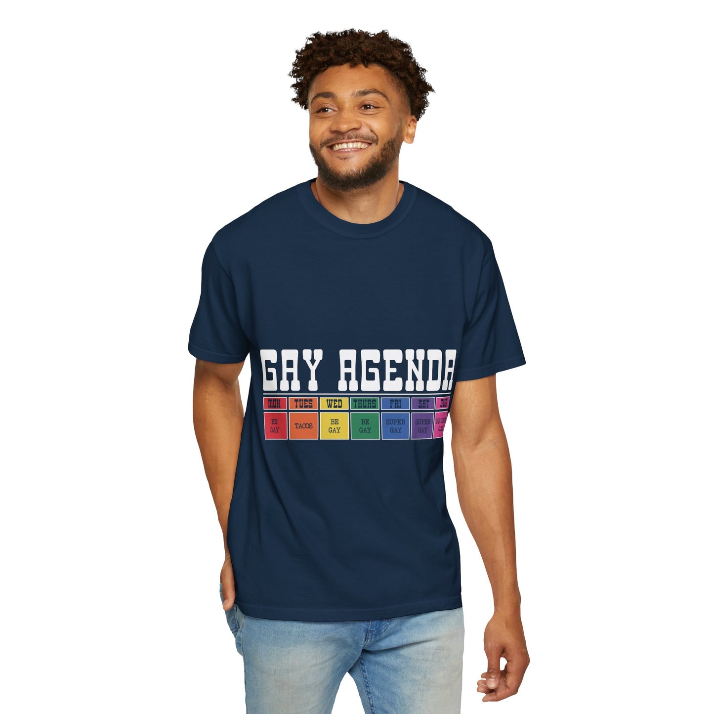 Gay Agenda Unisex Garment-Dyed T-shirt