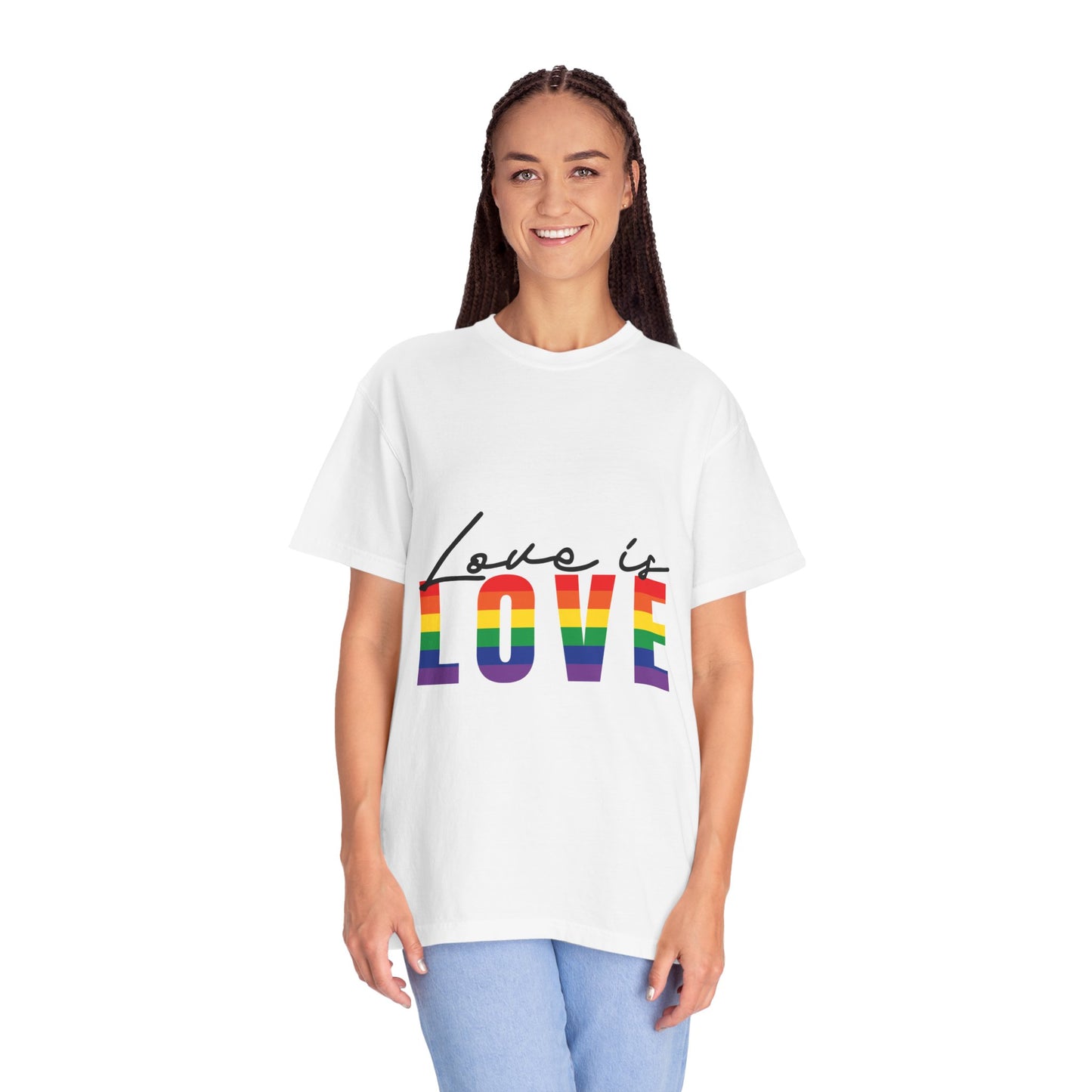 Love is Love, Unisex Garment-Dyed T-shirt