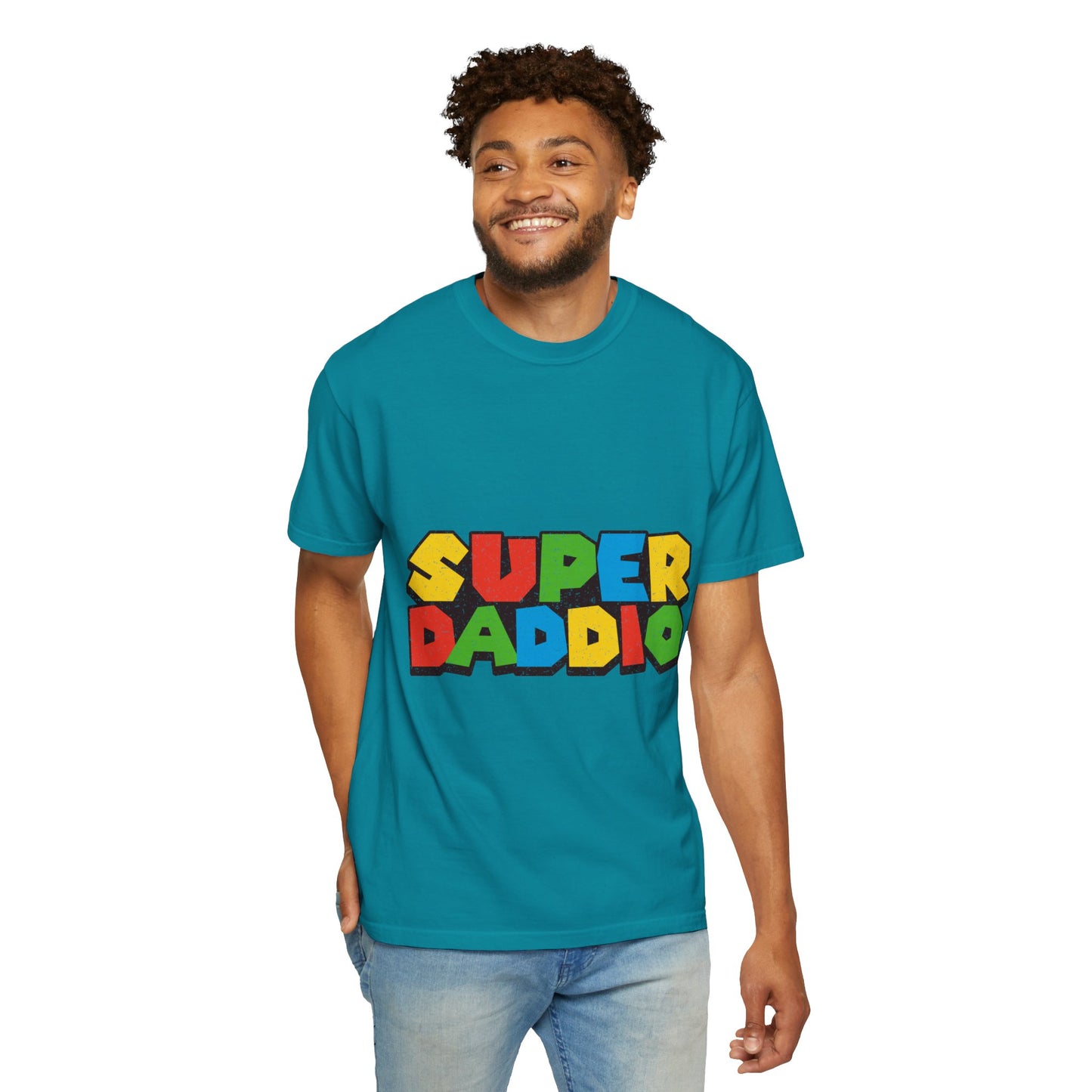 Super Daddio,  Men's Garment-Dyed T-shirt